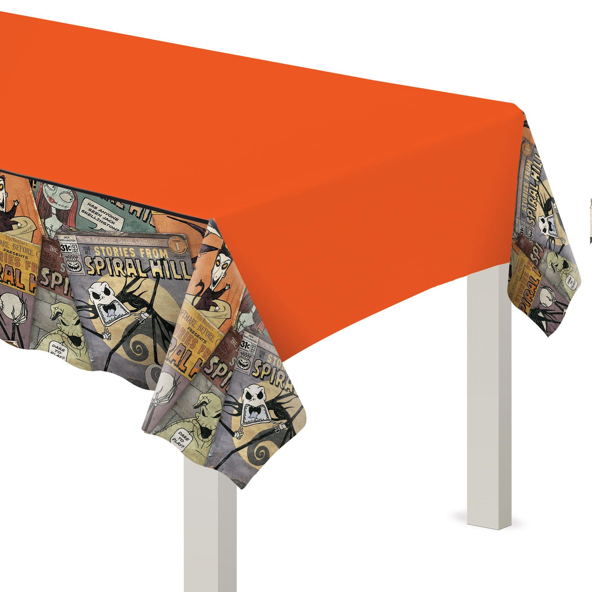 The Nightmare Before Christmas Plastic Table Cover, 54in x 96in Party