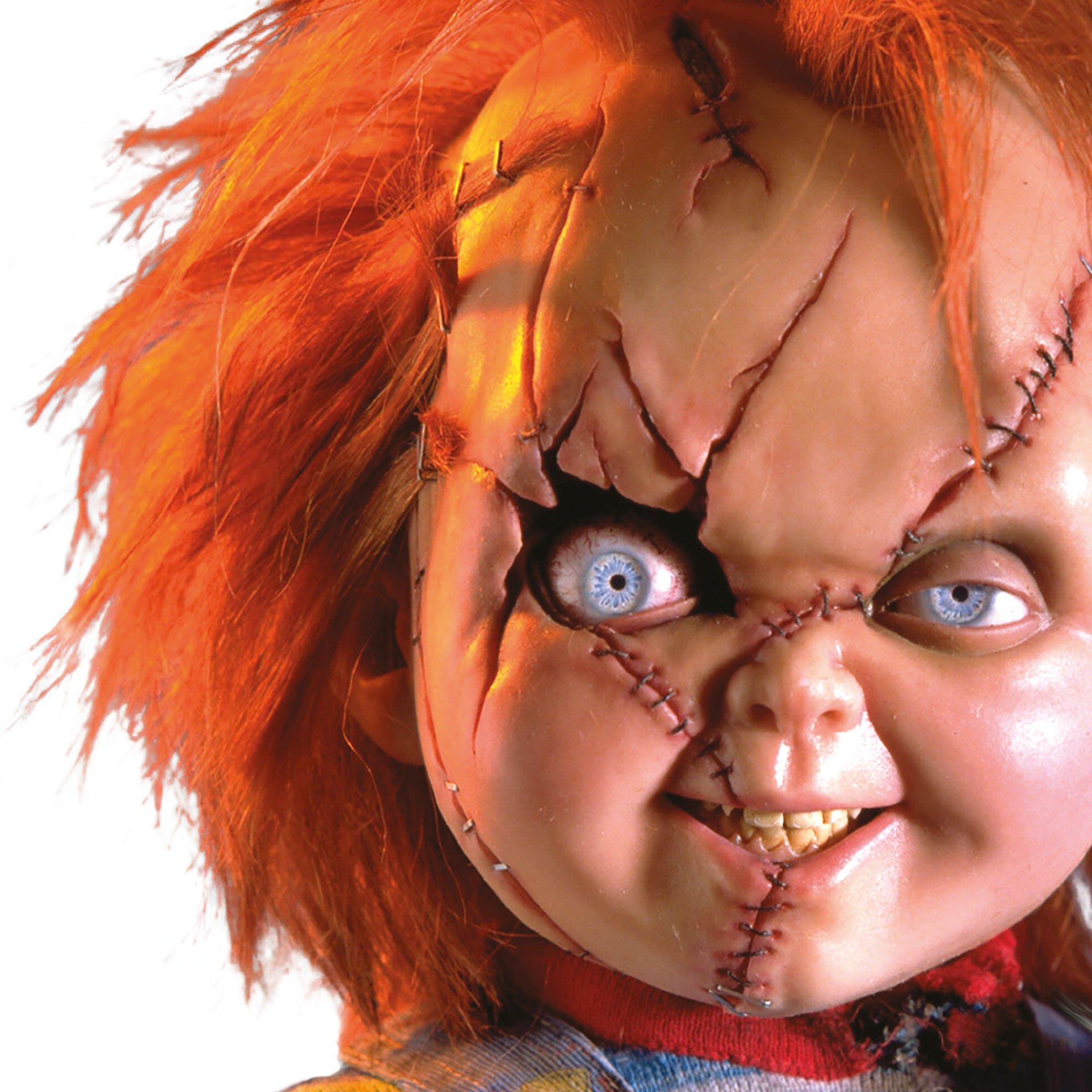 Chucky Vinyl Cling Decal, 14in x 12in - Child's Play