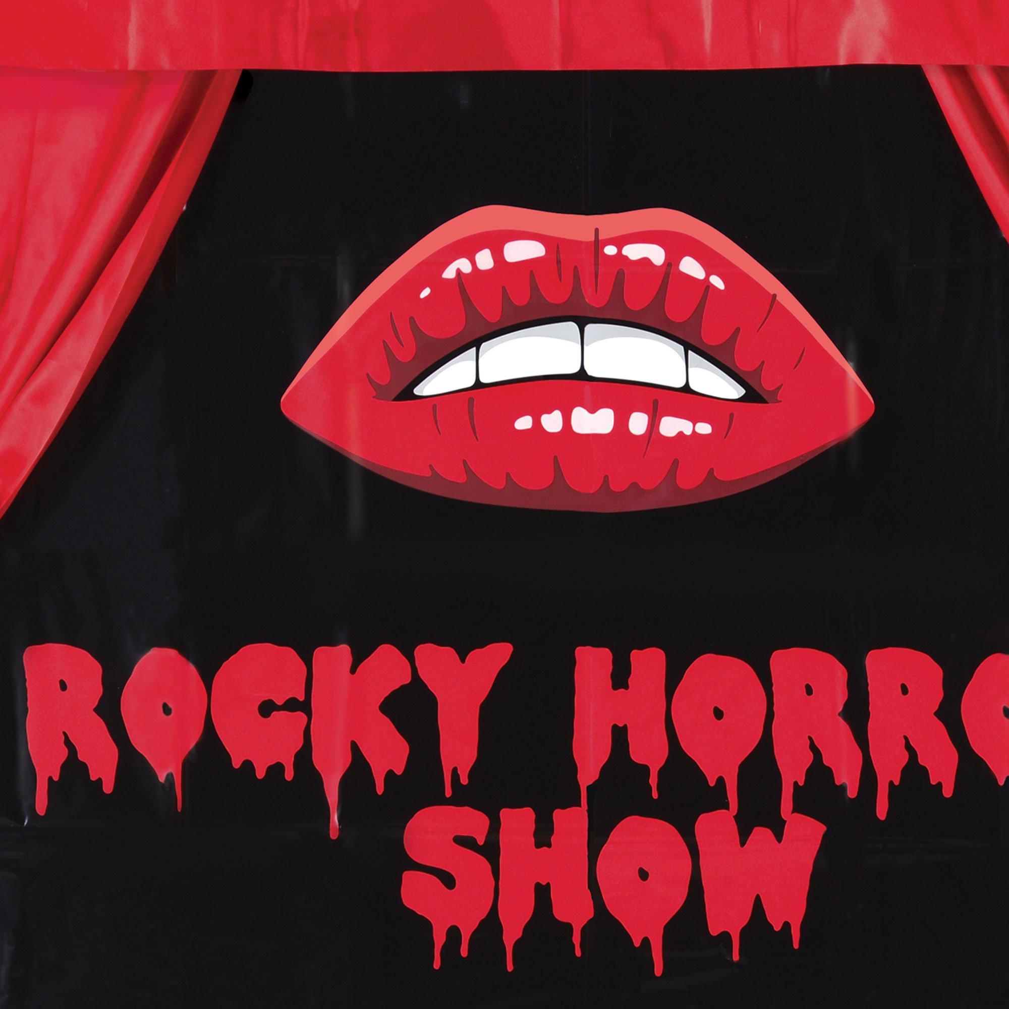 3D Rocky Horror Show Red Curtain Scene Setter, 5.7ft x 5.8ft