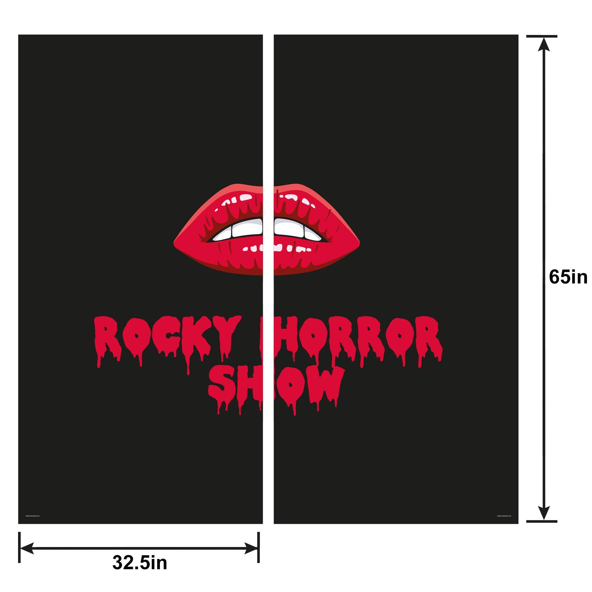 3D Rocky Horror Show Red Curtain Scene Setter, 5.7ft x 5.8ft