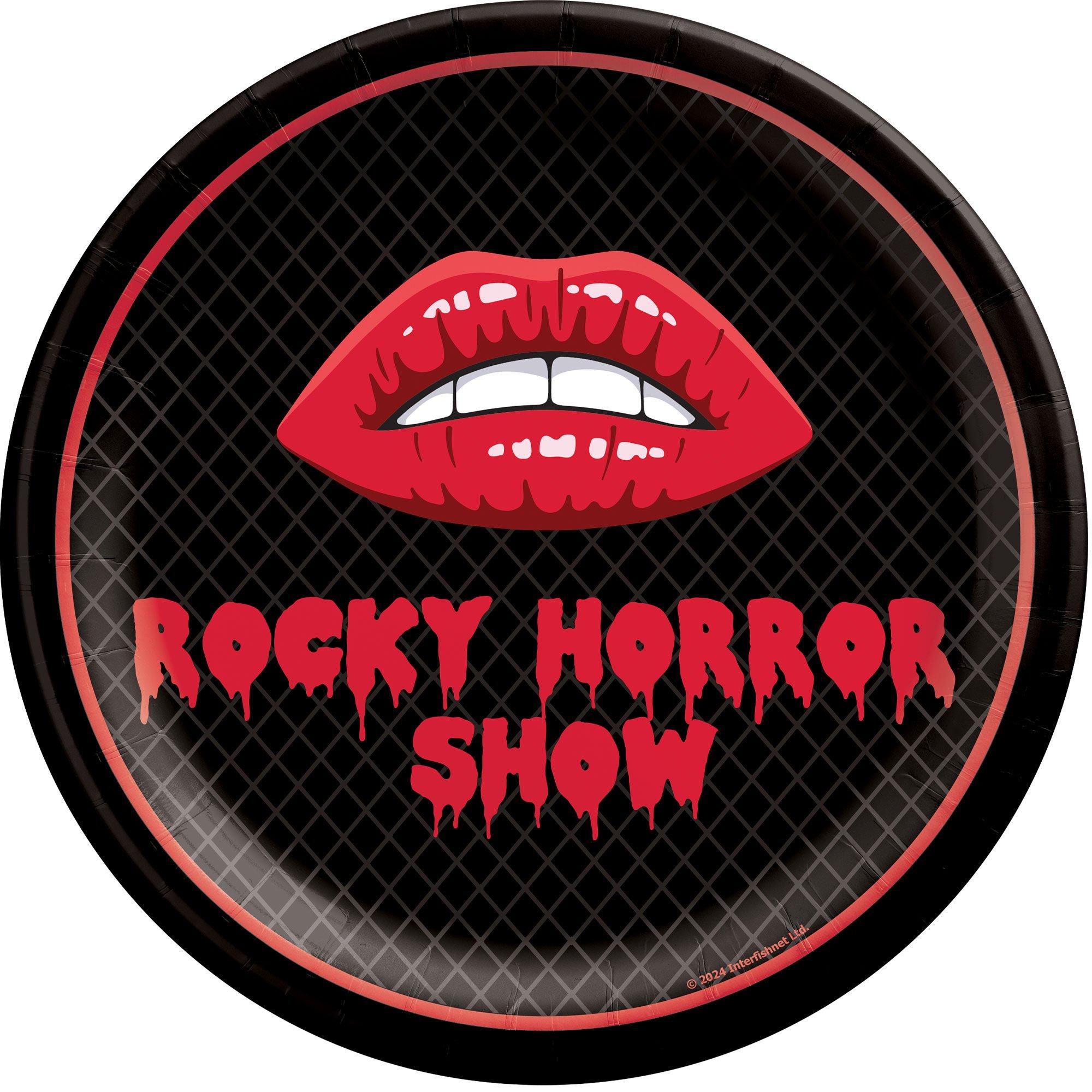 Rocky Horror Show Paper Dinner Plates, 10in, 18ct