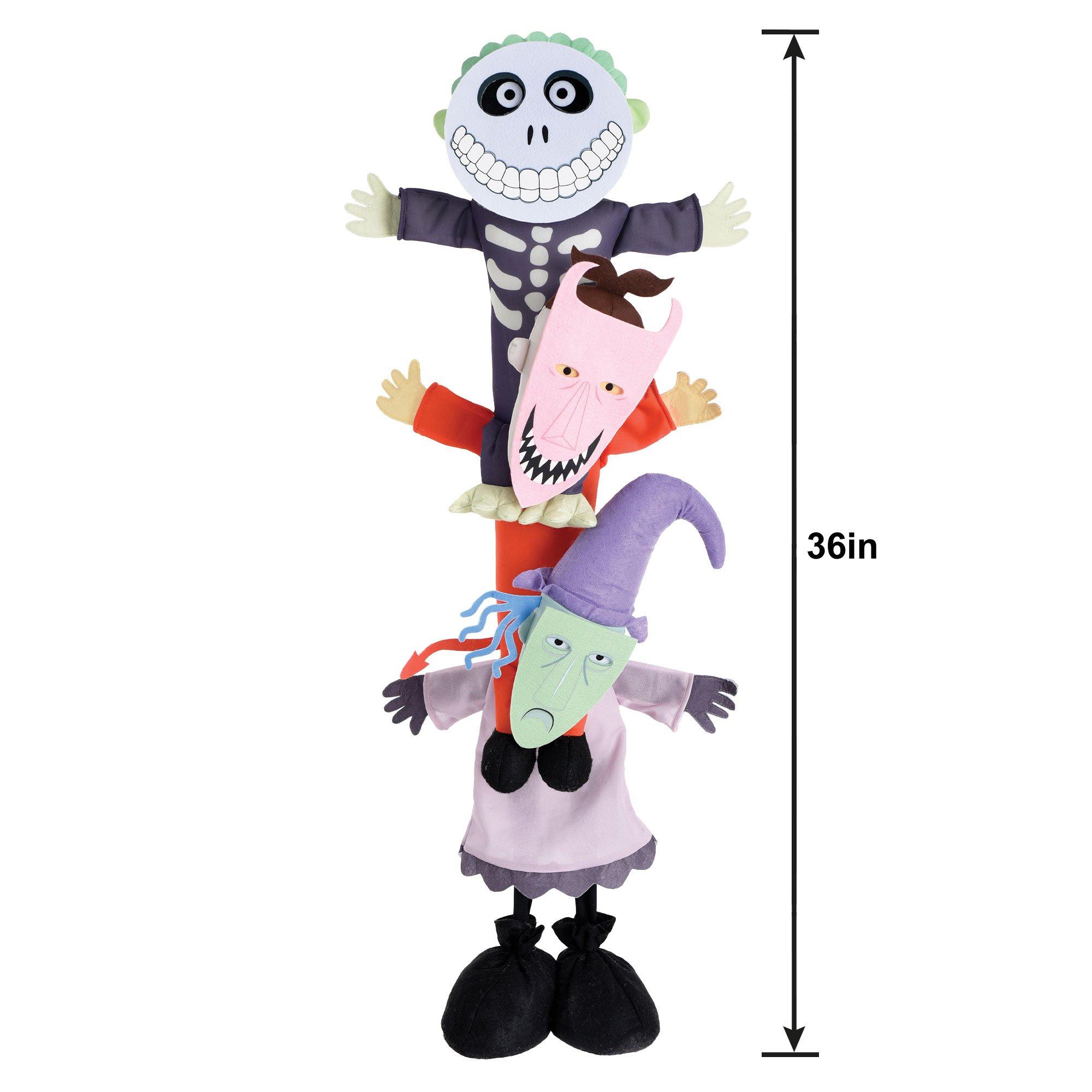 Lock, Shock & Barrel Fabric Standing Decoration, 36in - The Nightmare Before Christmas
