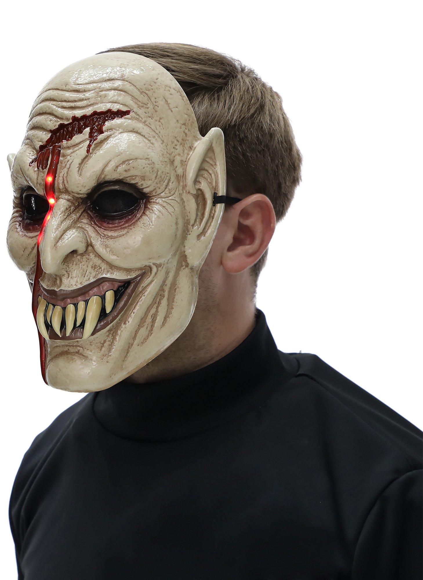 Adult Light-Up Bleeding Vampire Mask