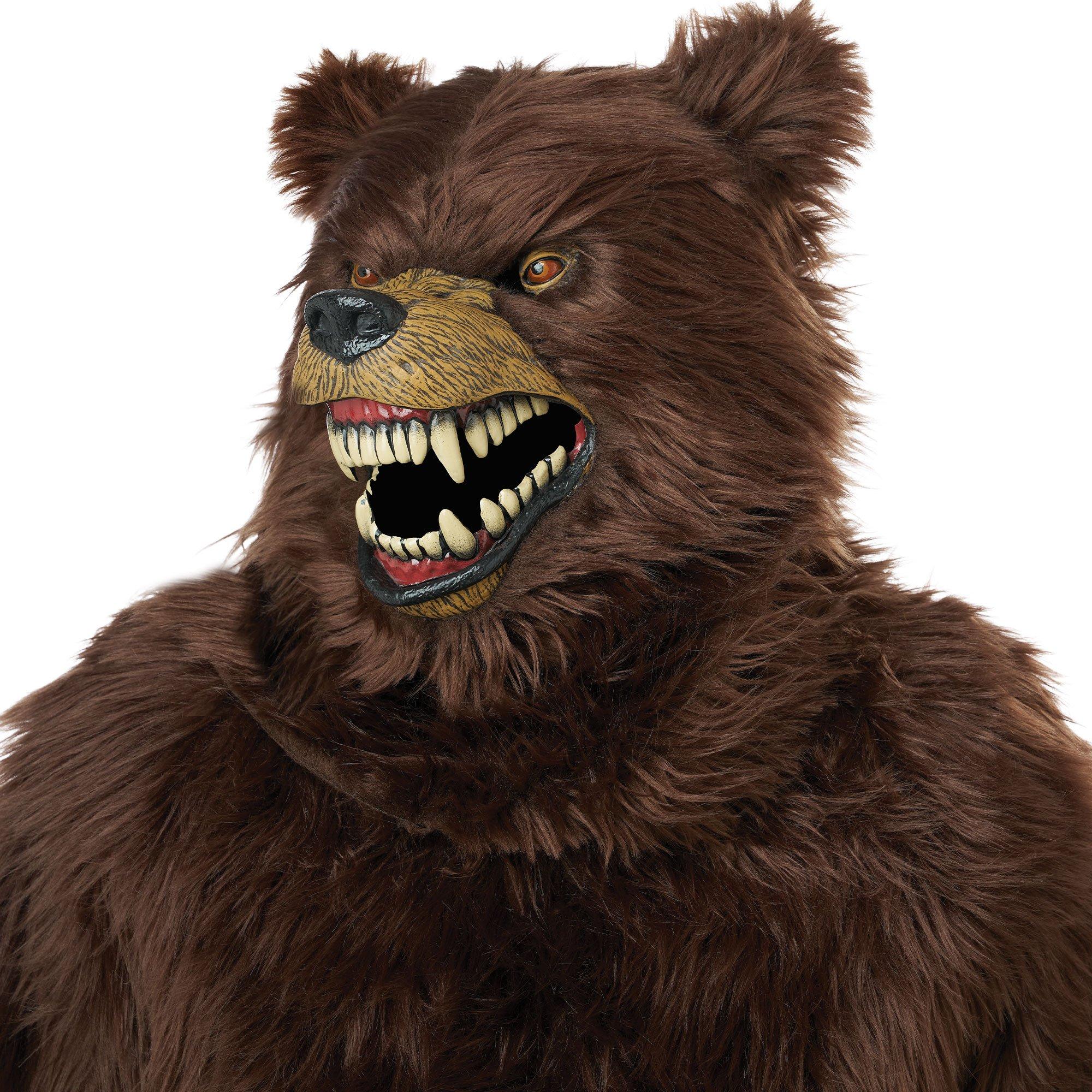 Adult Grizzly Bear Ani-Motion Mask