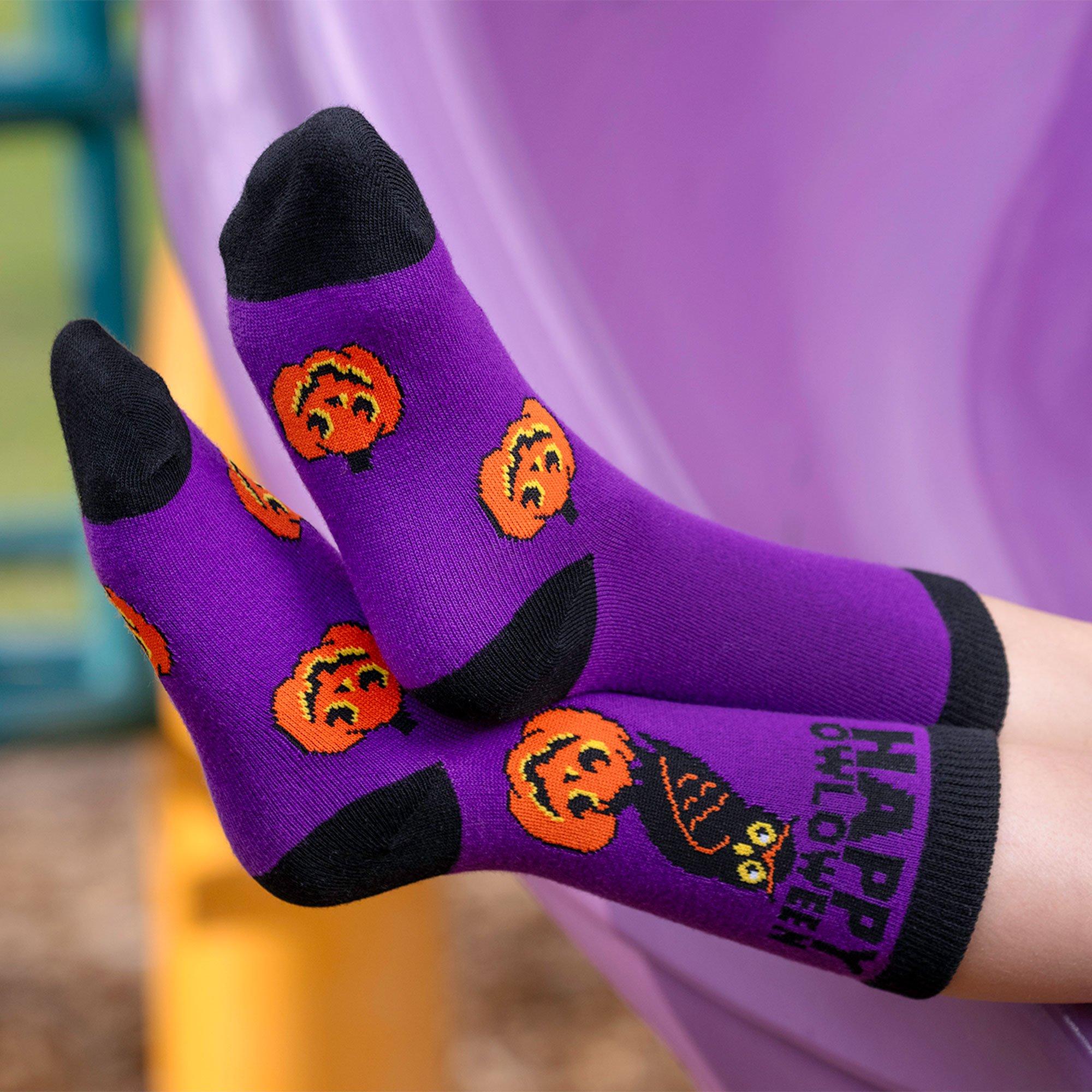 Kids' Happy Owloween Crew Socks