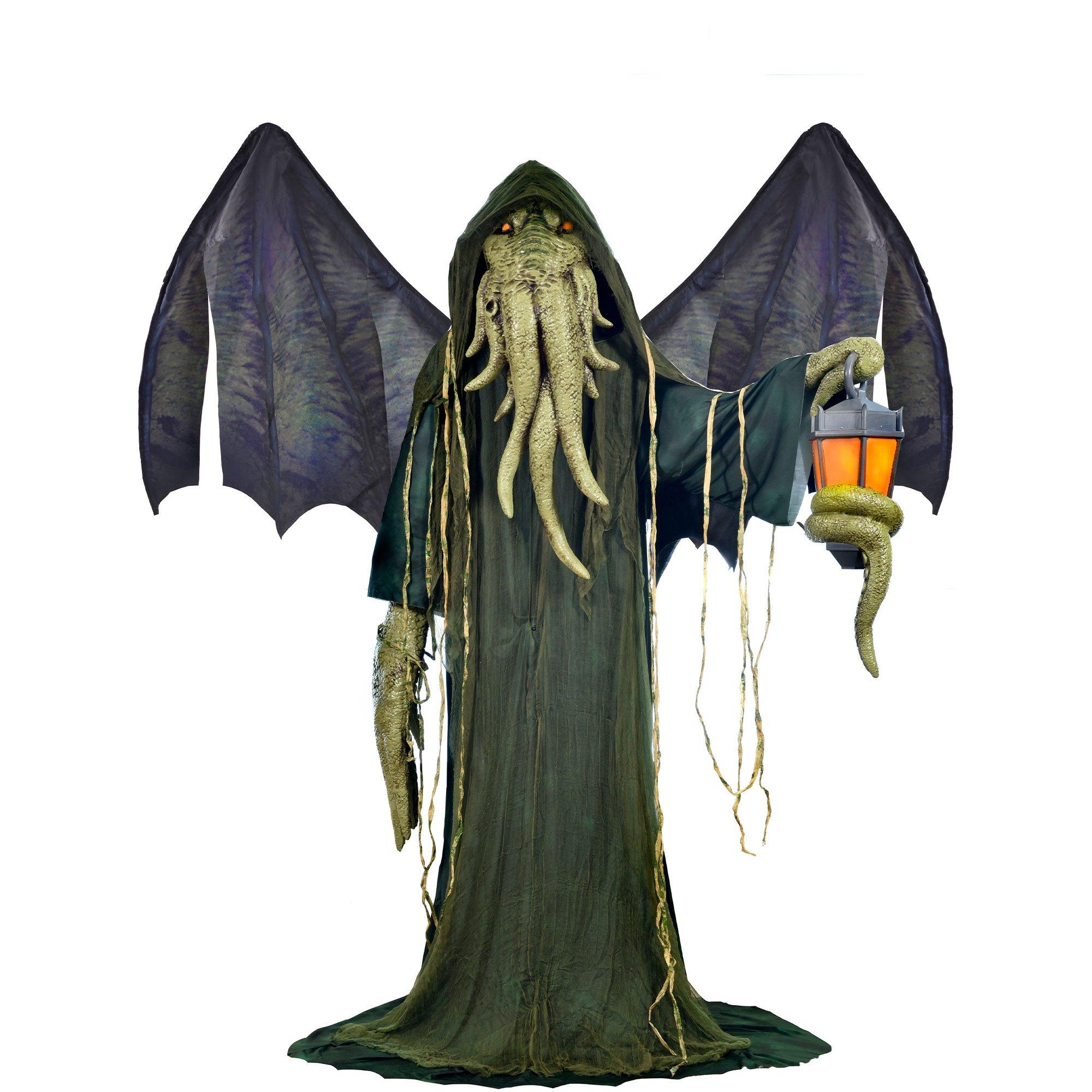 Animatronic Light-Up Cthulhu the Watcher, 9ft