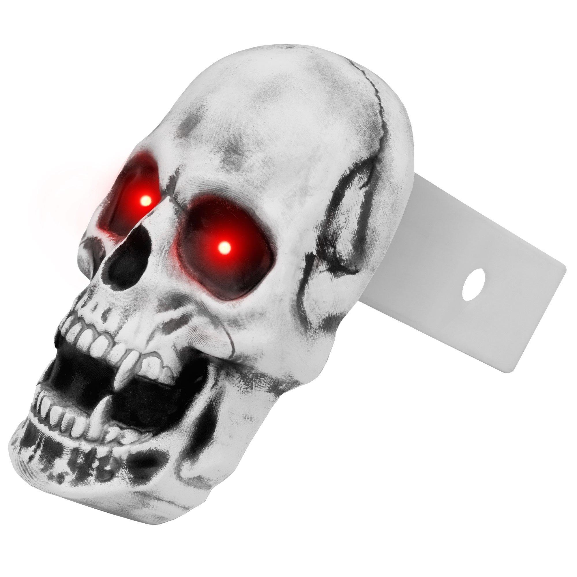 Light-Up LED Skull Trailer Hitch