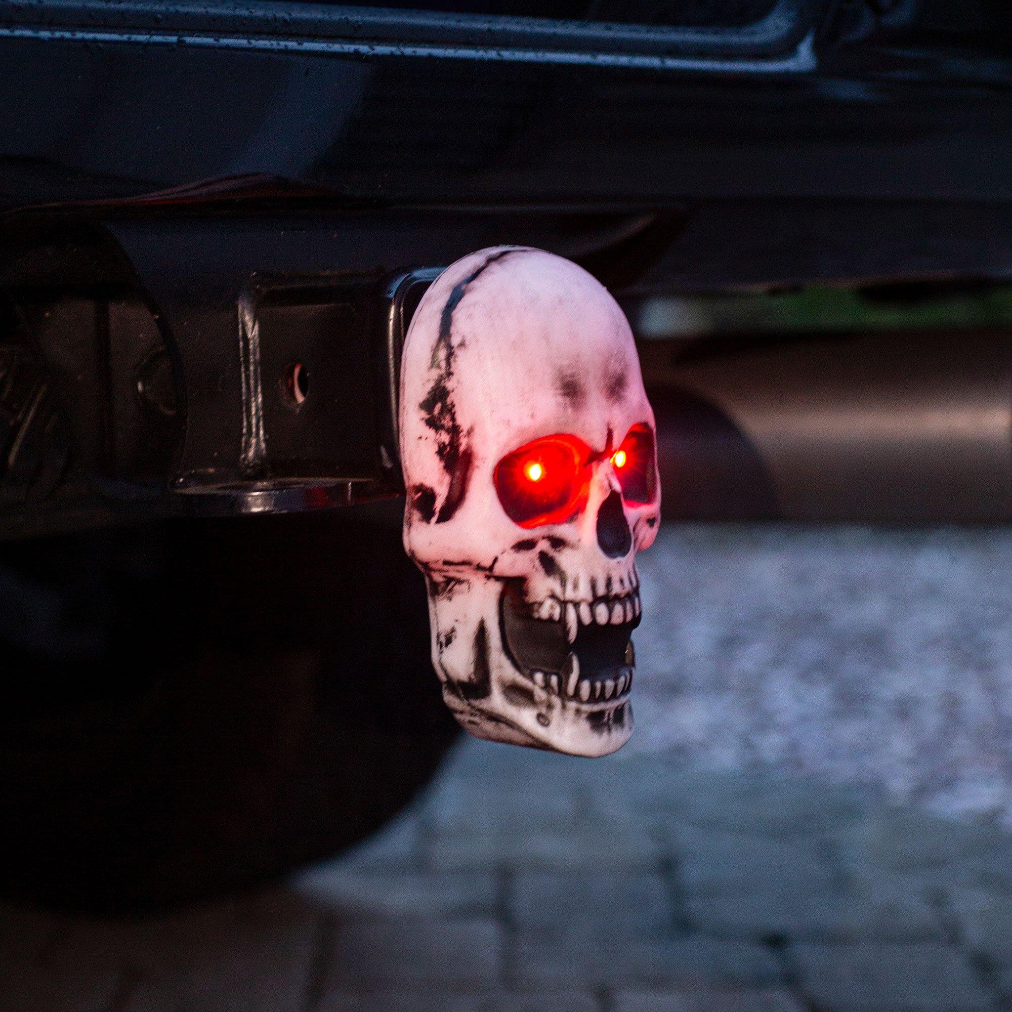 Light-Up LED Skull Trailer Hitch