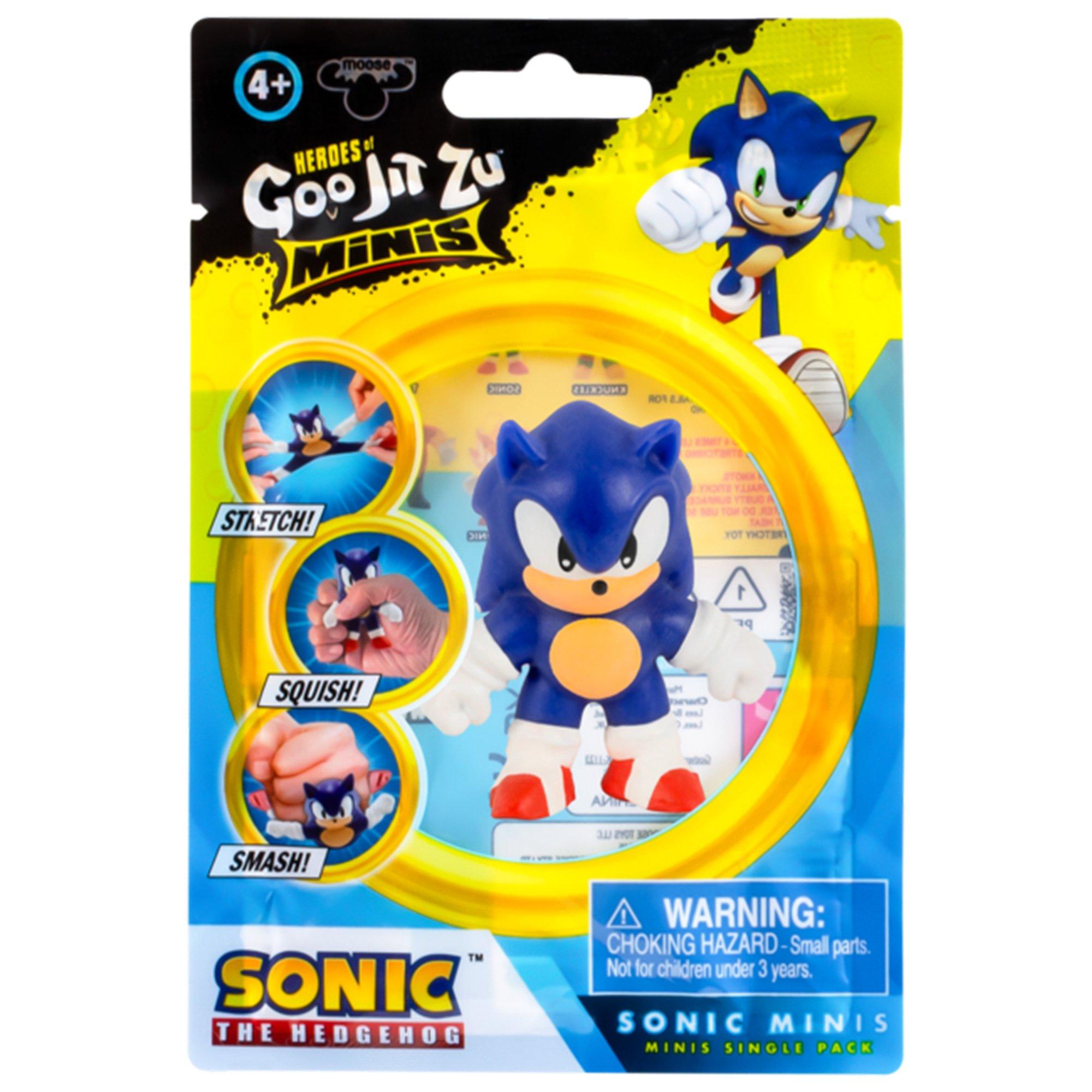 Heroes of Goo Jit Zu Stretchy Sonic the Hedgehog Mini Figure Mystery Pack, 2.5in, 1pc - Assorted Characters