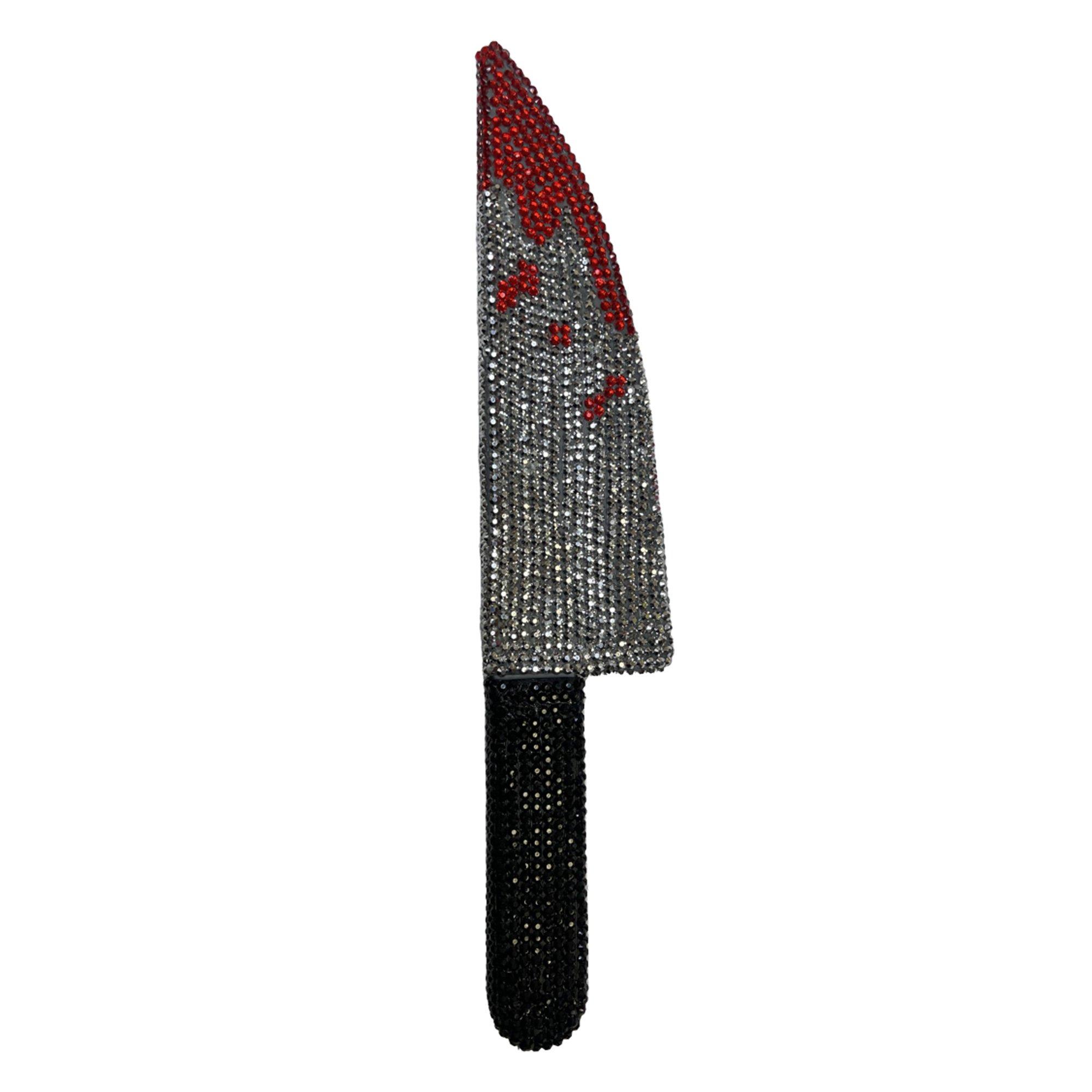 Rhinestone Bloody Knife Prop