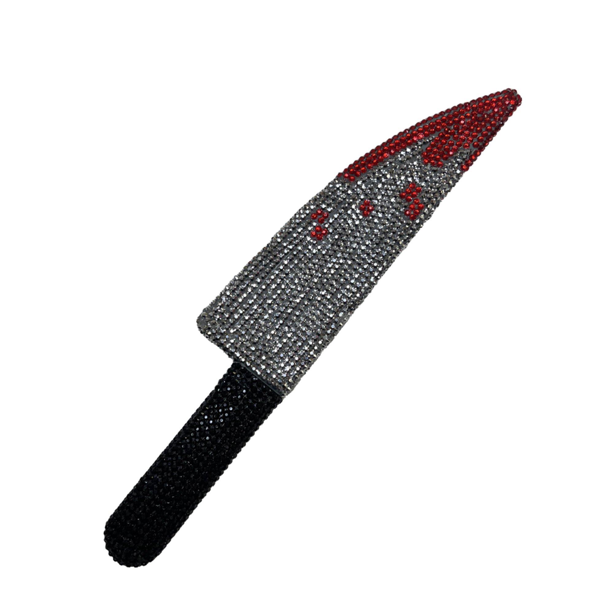 Rhinestone Bloody Knife Prop