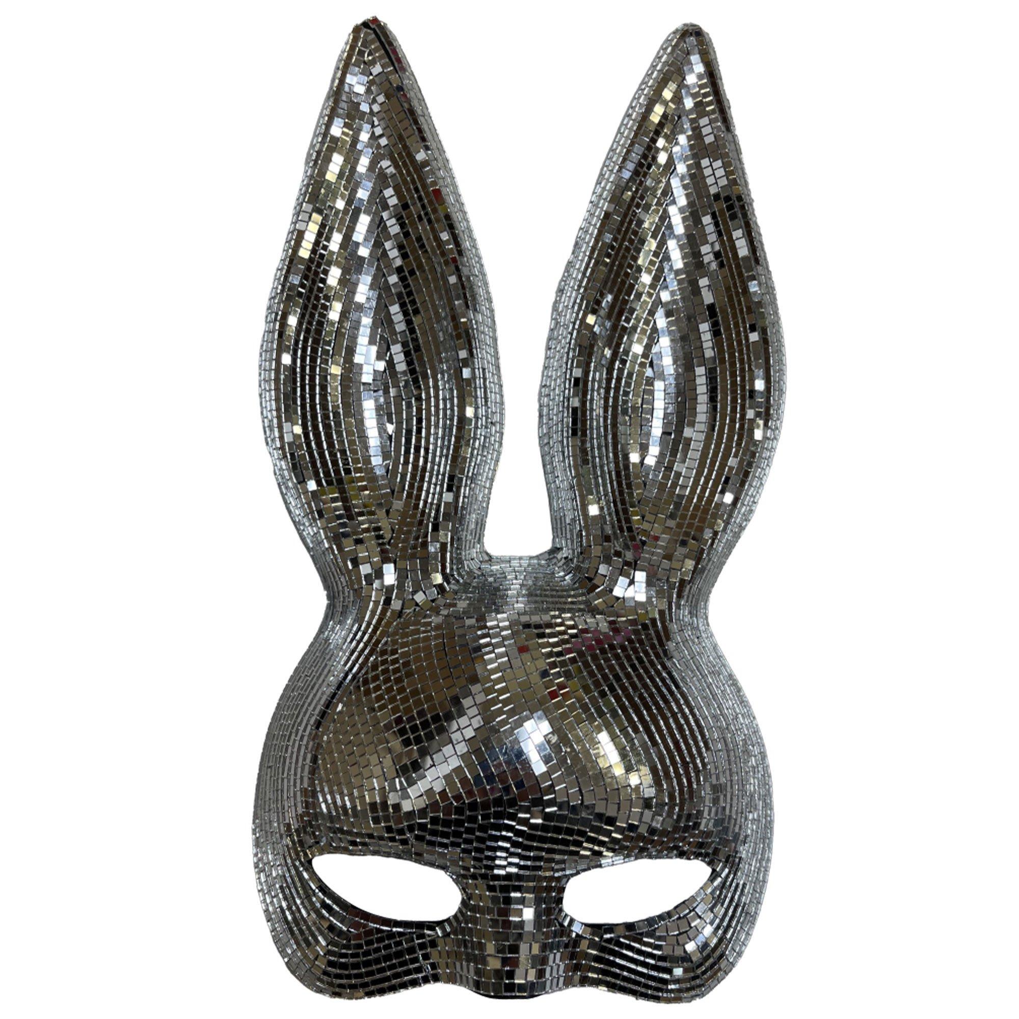 Mirrored Bunny Ears Half Mask