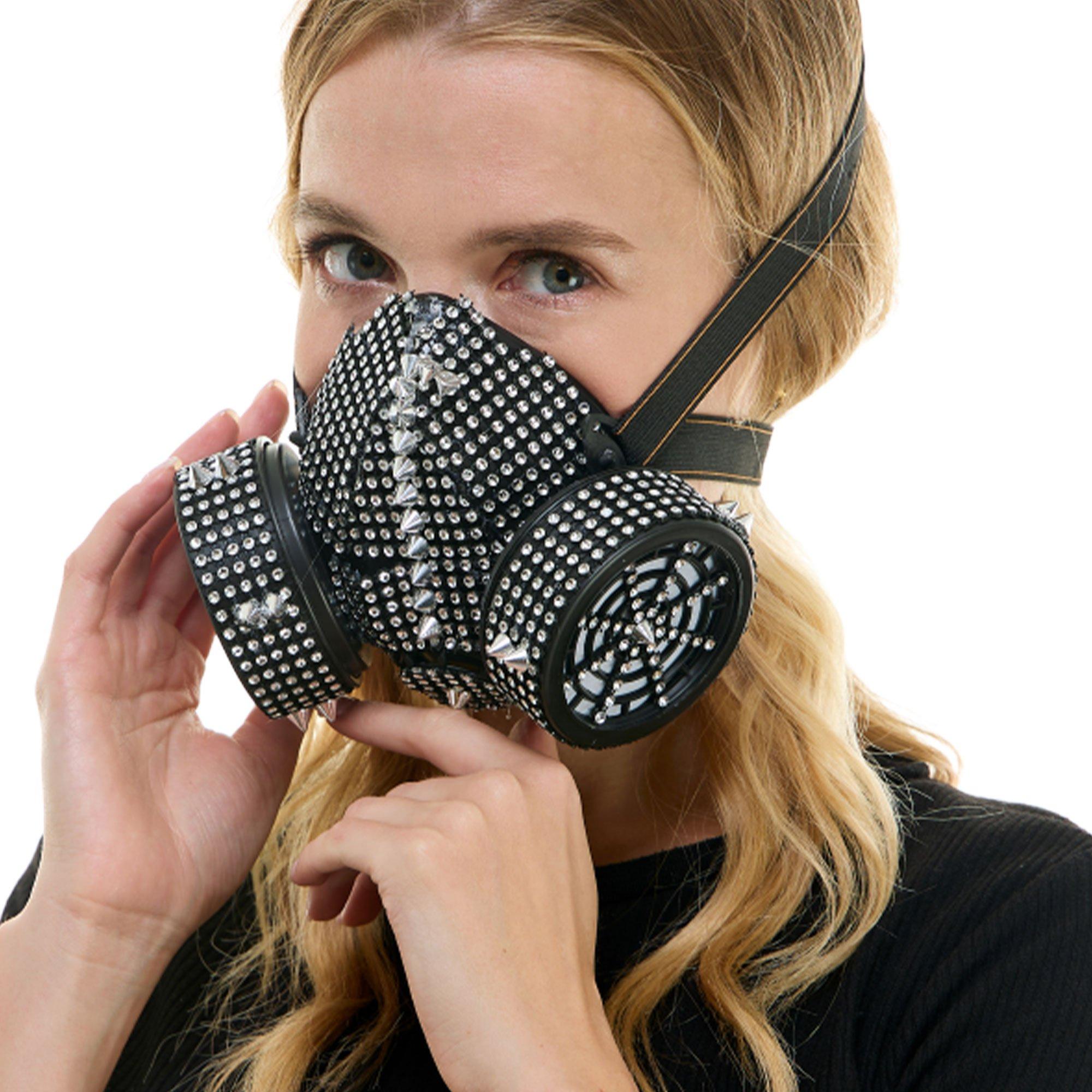 Rhinestone Gas Mask