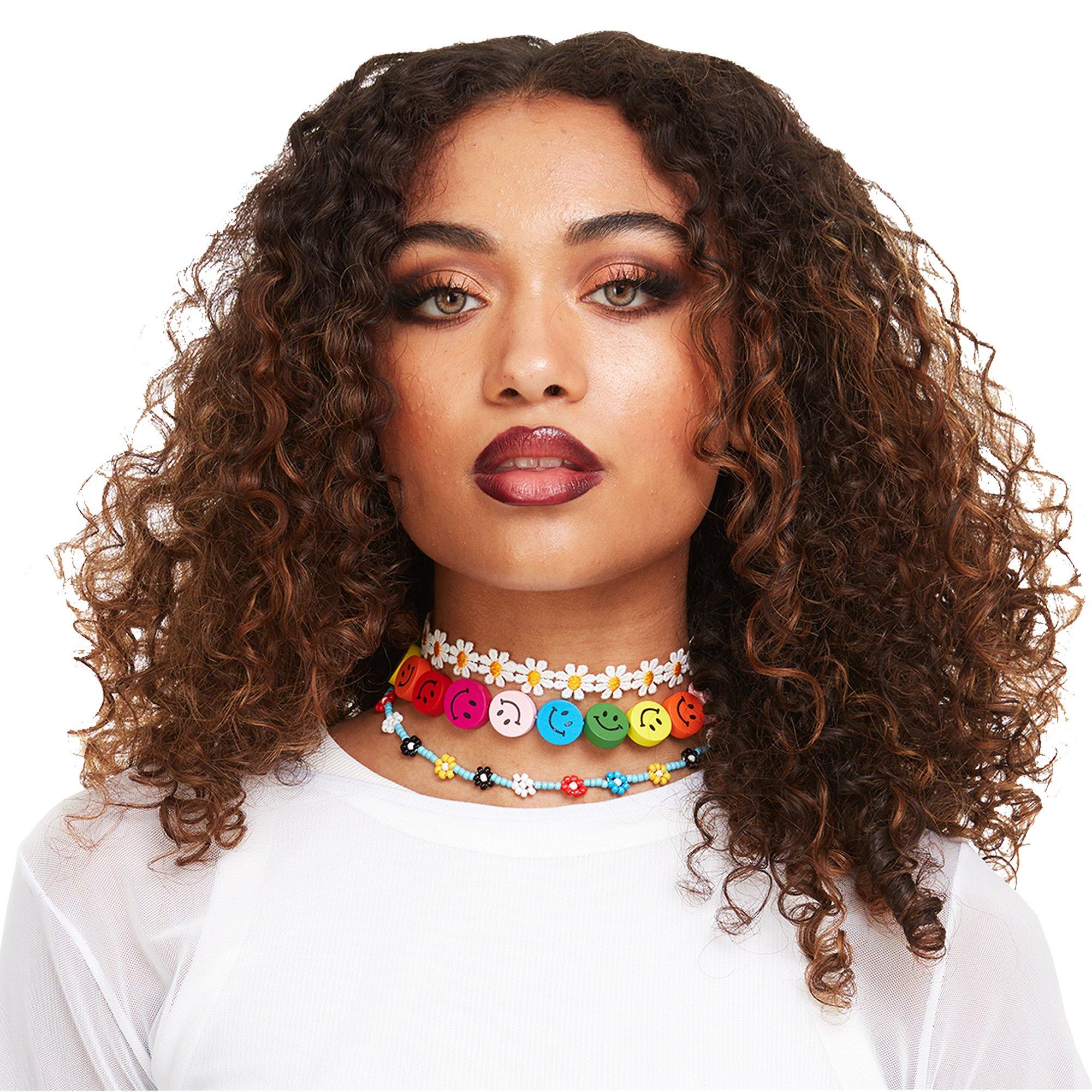 90's Choker Necklace Set, 3pc