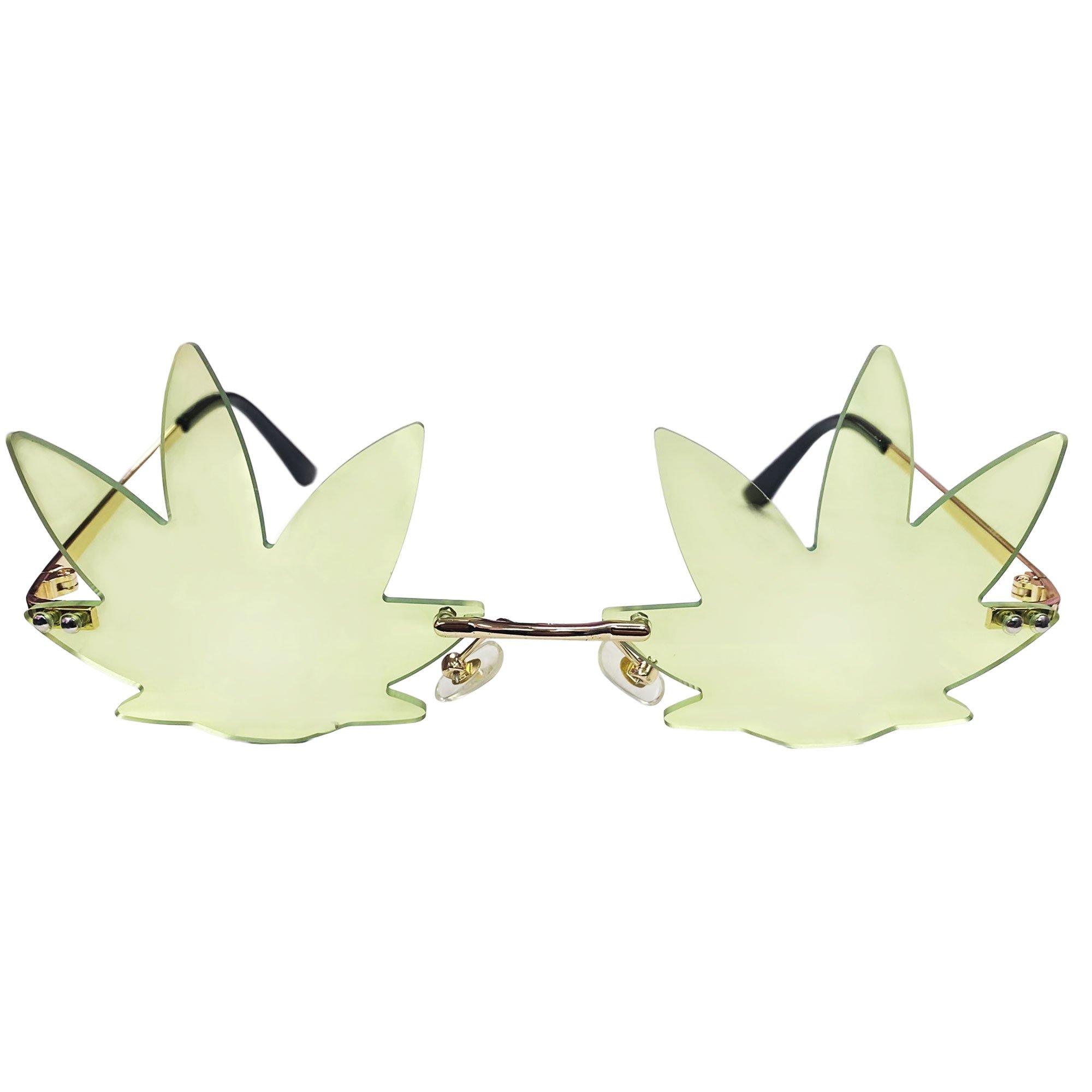 Weed Leaf Glasses