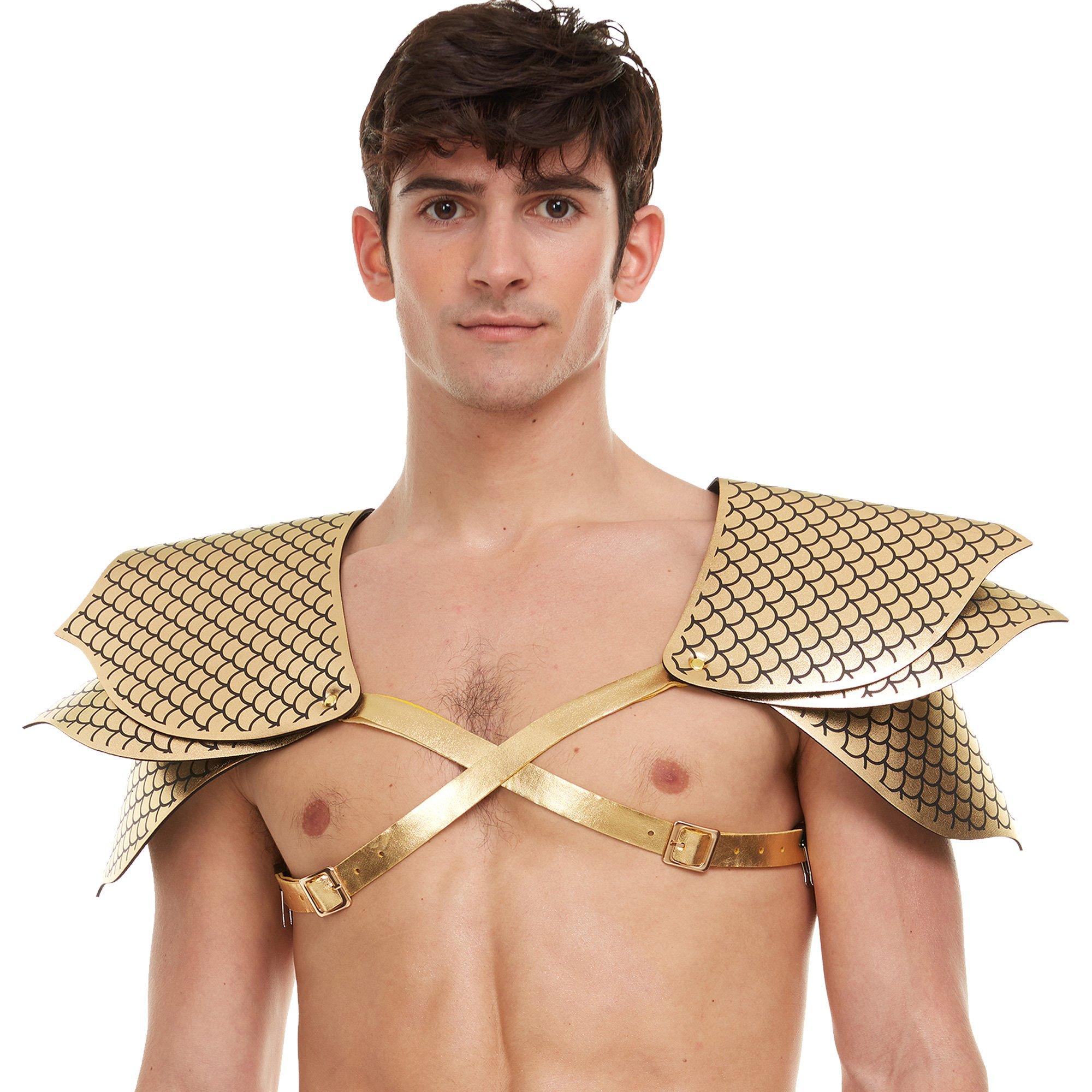 Gold Scale Epaulette Armor