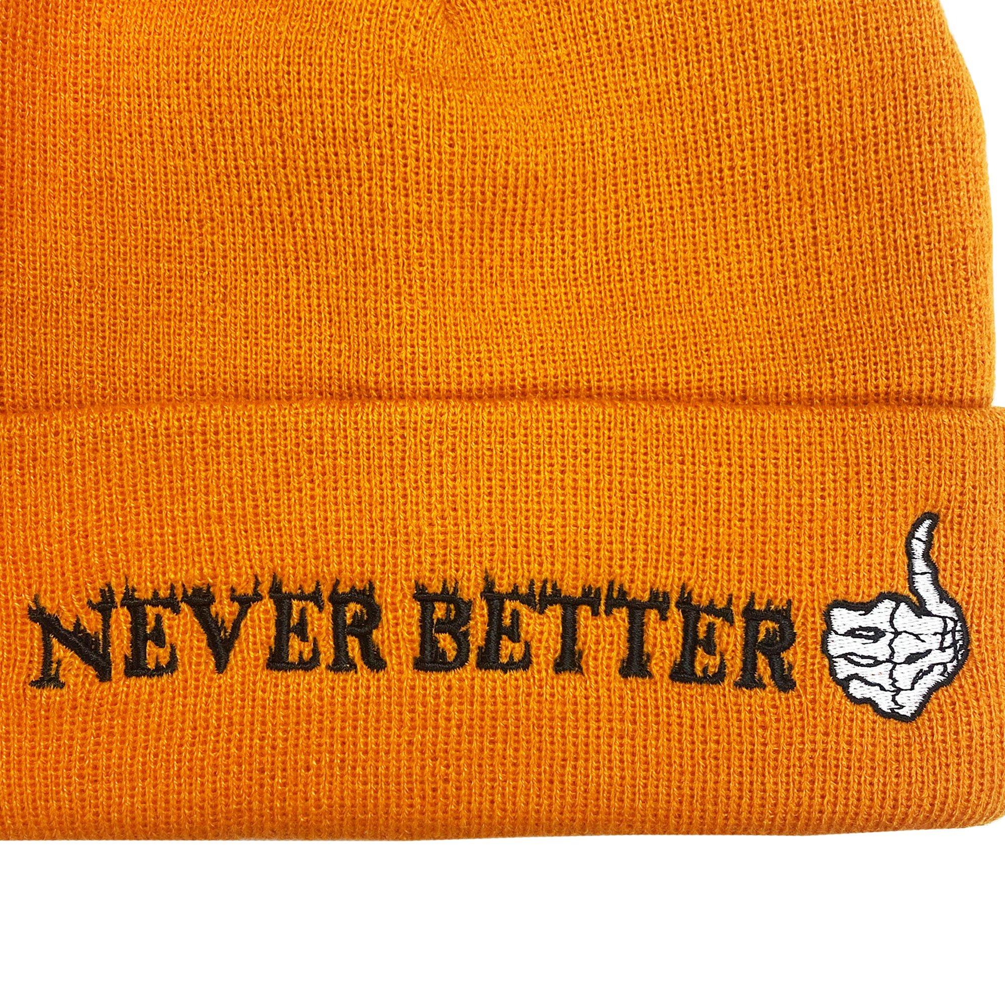 Never Better Halloween Cuffed Beanie