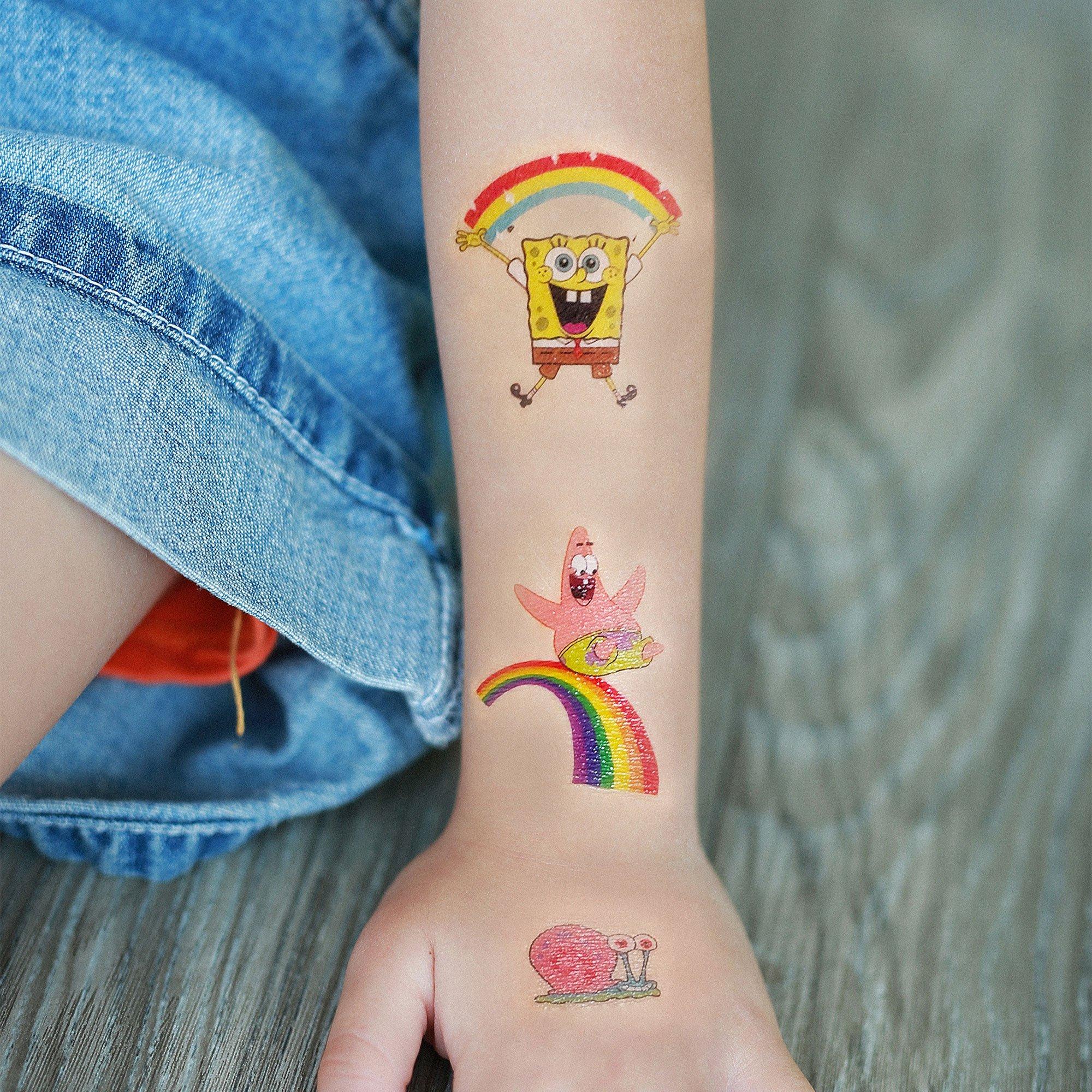 SpongeBob SquarePants Temporary Tattoos, 50ct