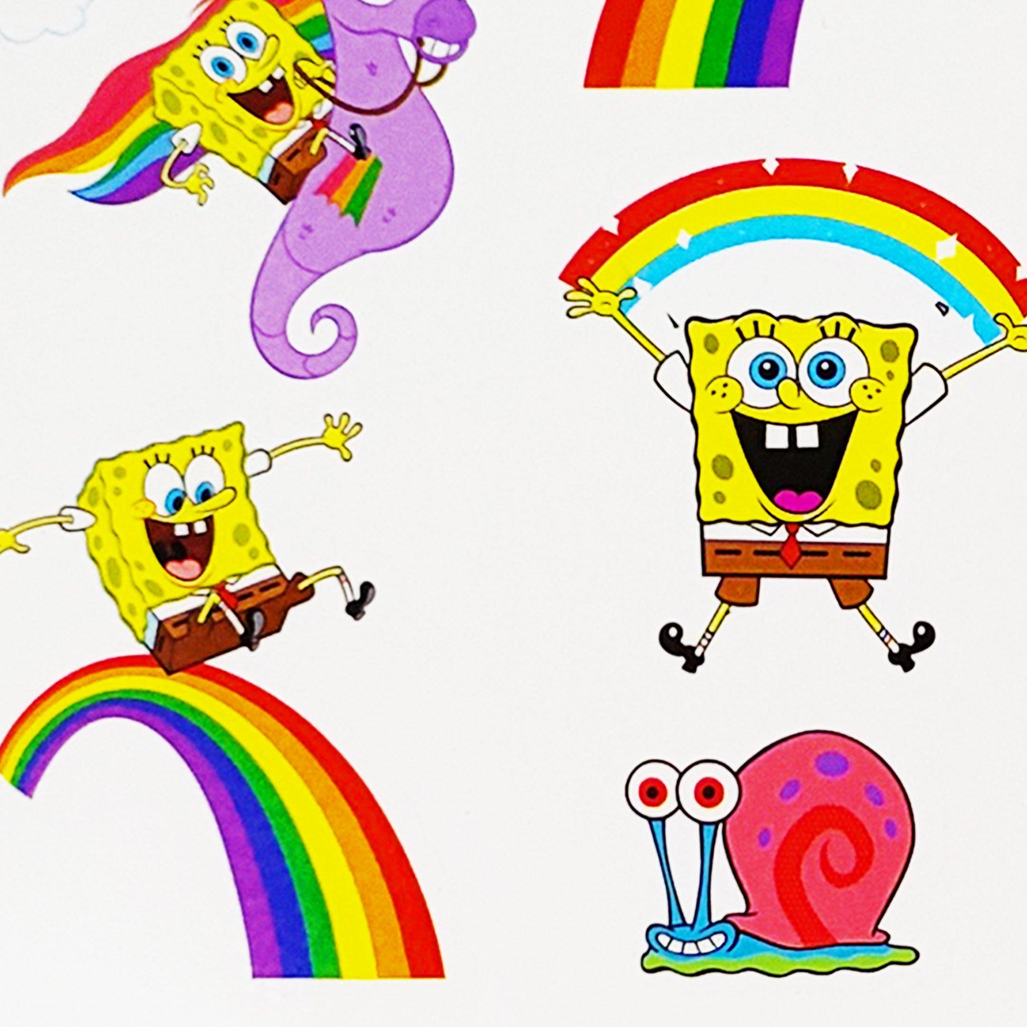 SpongeBob SquarePants Temporary Tattoos, 50ct