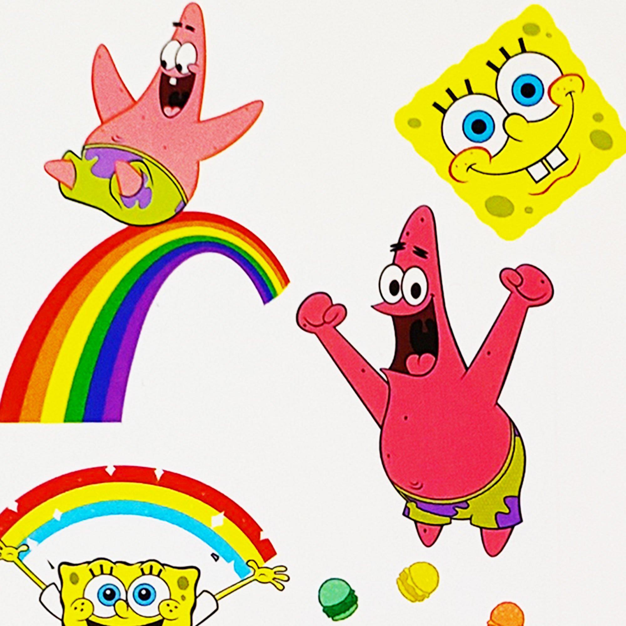 SpongeBob SquarePants Temporary Tattoos, 50ct