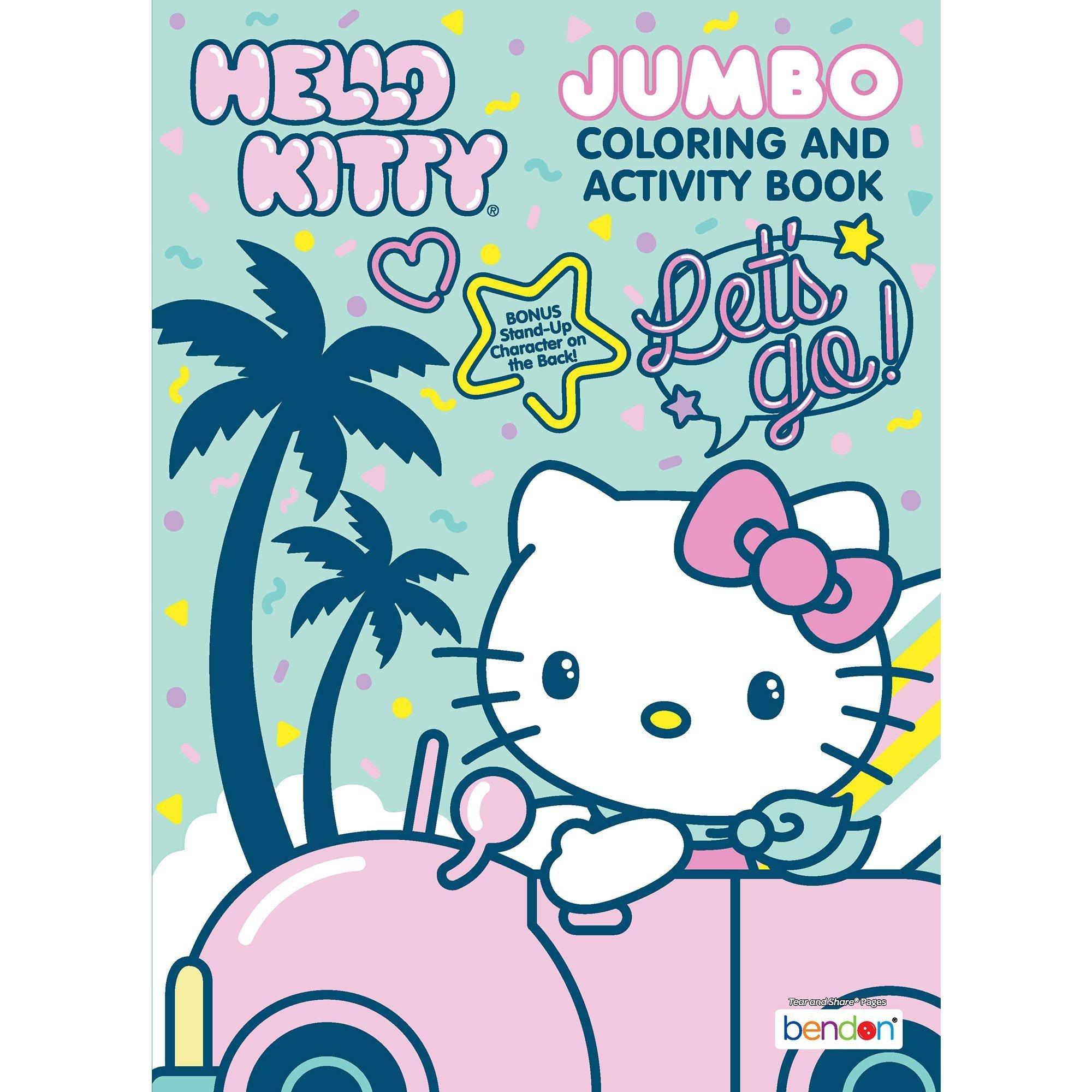 Hello Kitty Jumbo Coloring & Activity Book | Party City