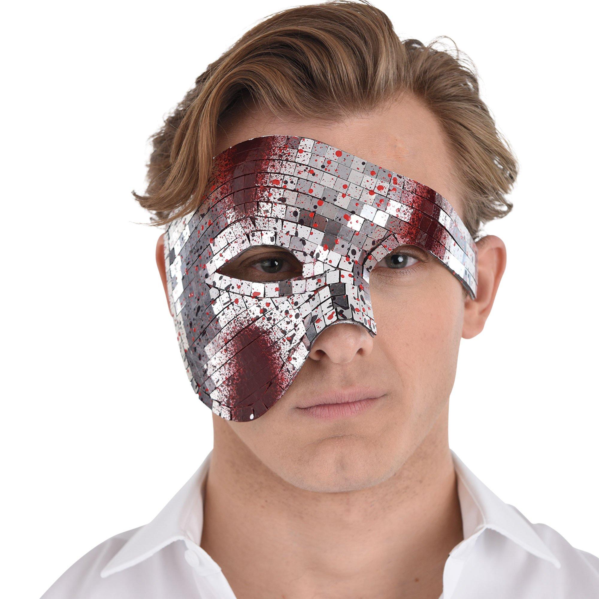 Mirrored Death By Disco Half Mask
