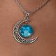 Glow-in-the-Dark Witch Moon Necklace