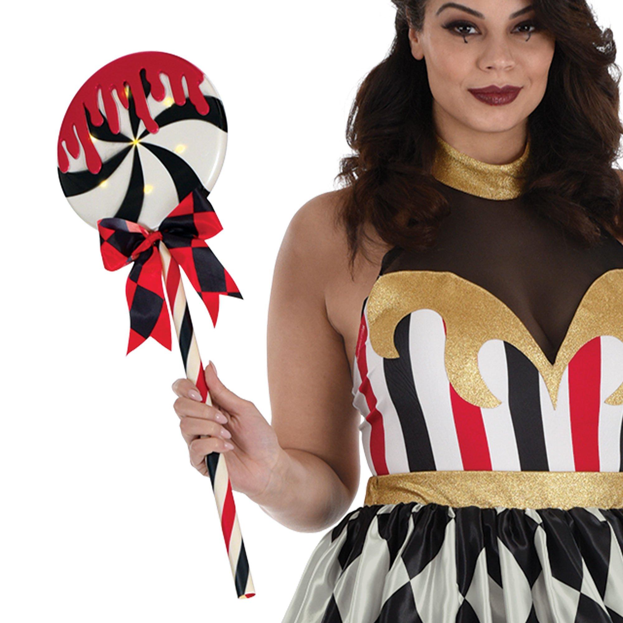 Light-Up Vintage Circus Lollipop, 24in