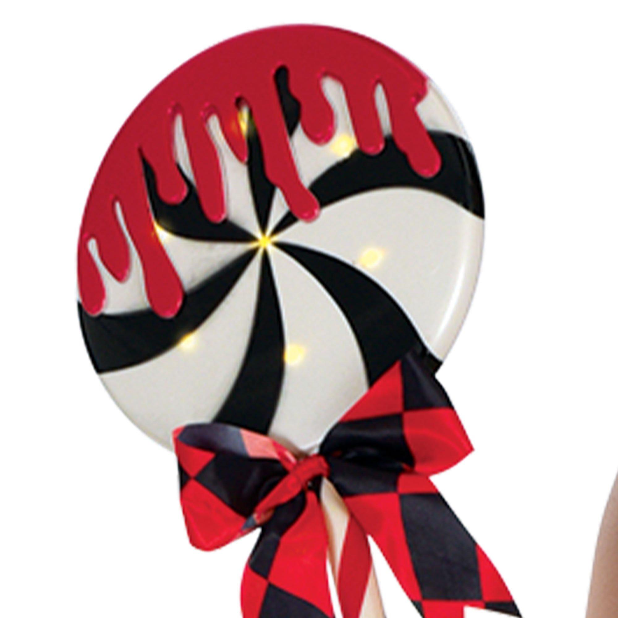 Light-Up Vintage Circus Lollipop, 24in