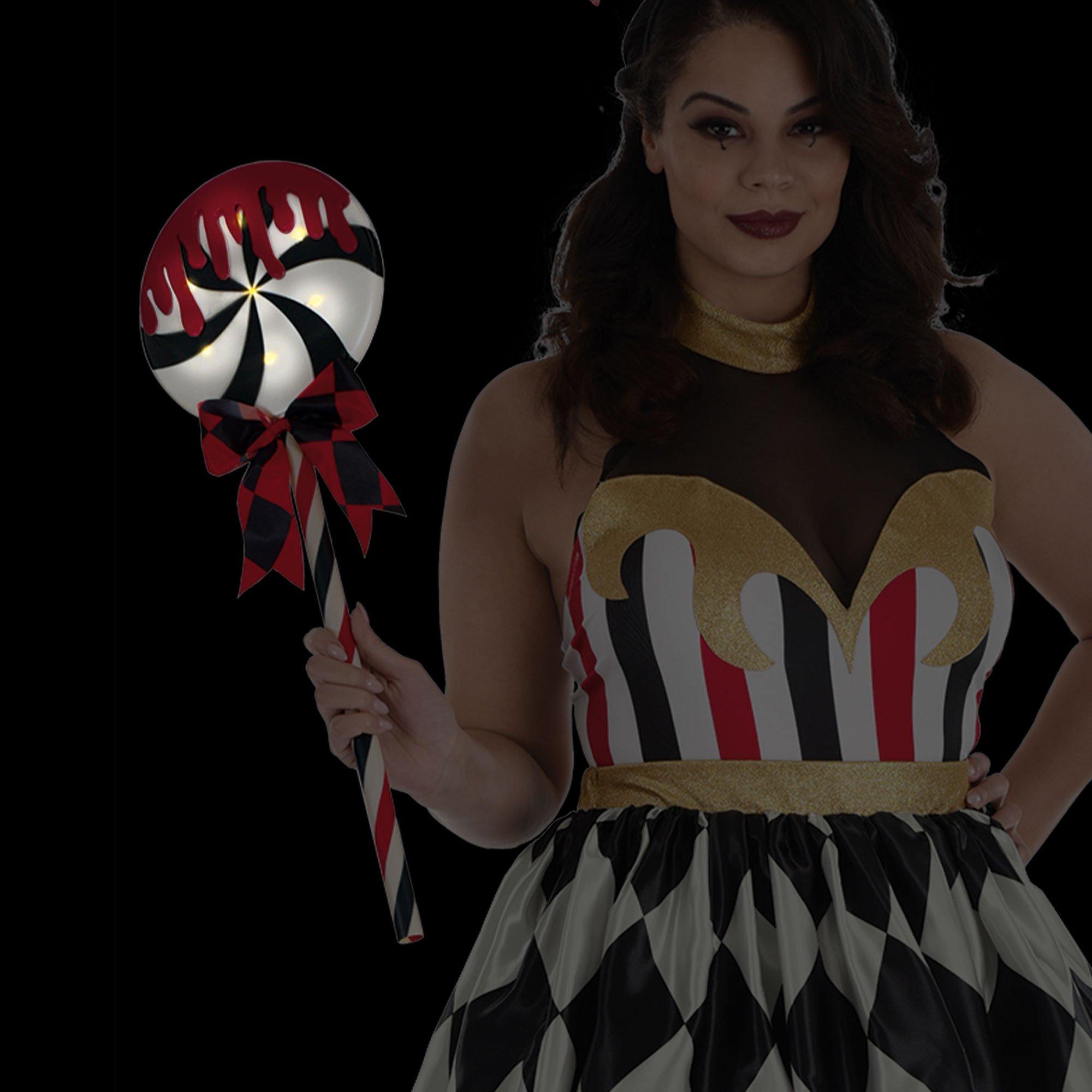 Light-Up Vintage Circus Lollipop, 24in