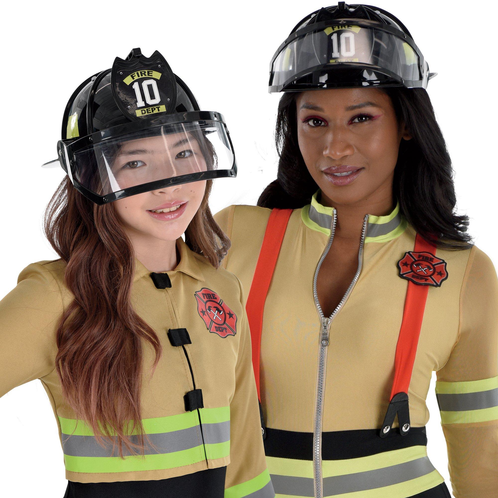 Child Black Firefighter Helmet