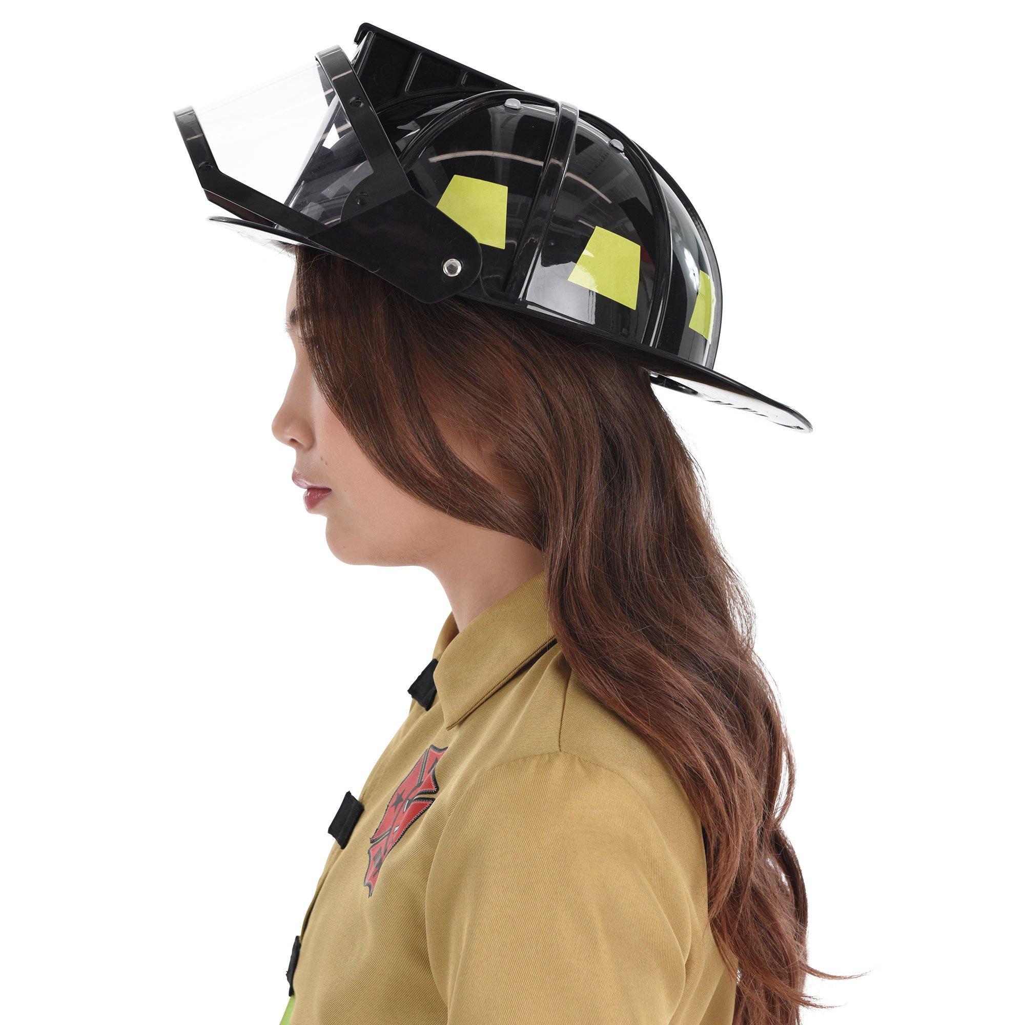 Child Black Firefighter Helmet