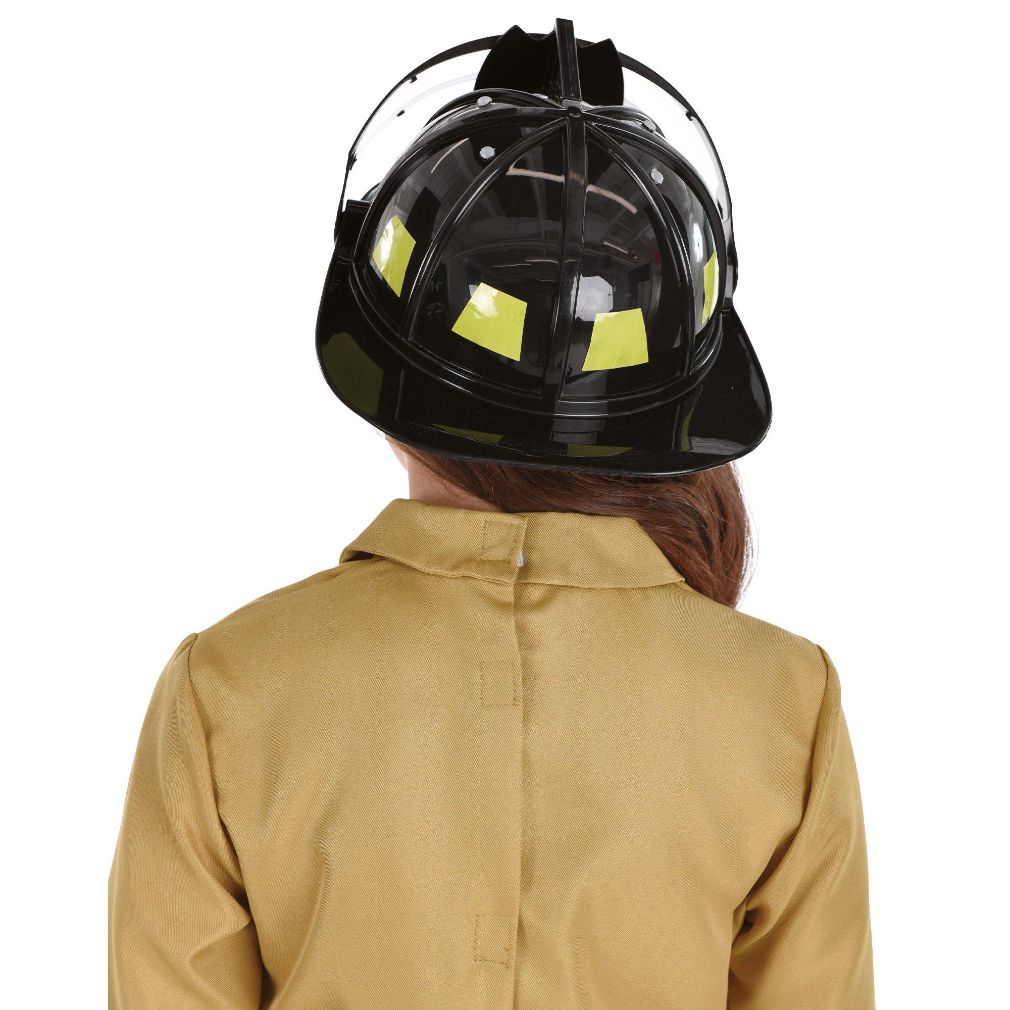 Child Black Firefighter Helmet