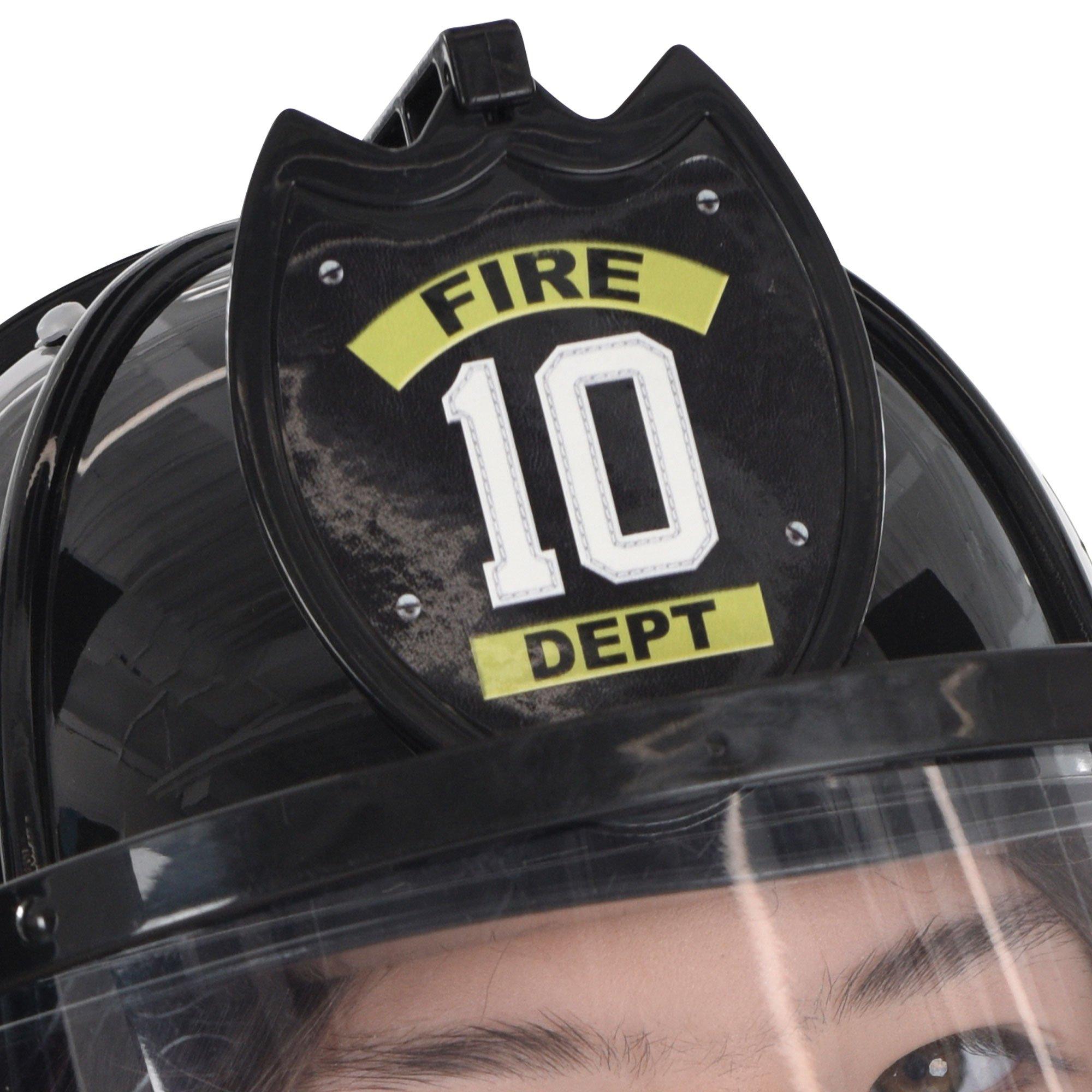 Child Black Firefighter Helmet