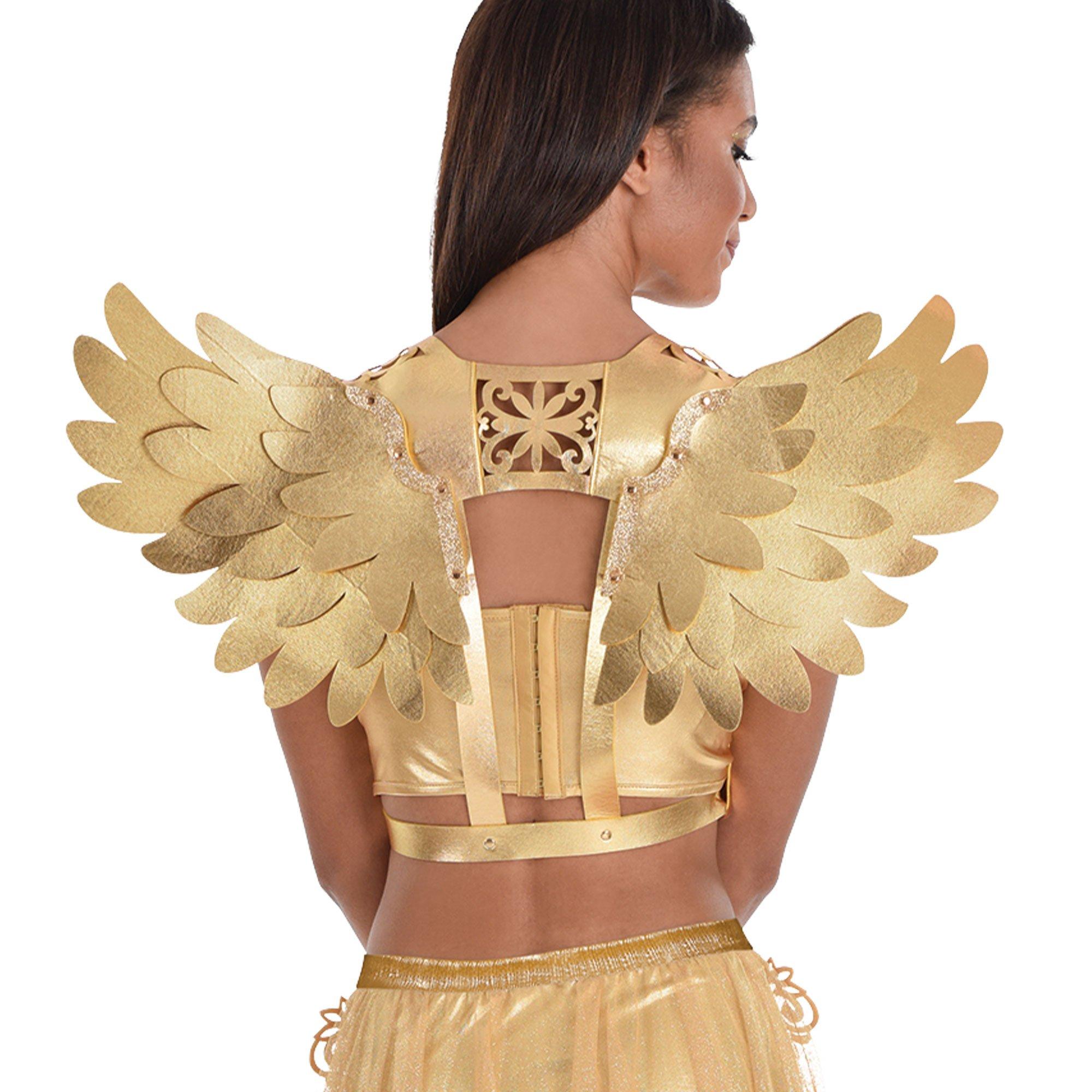 Adult Gilded Glam Gold Wing Harness