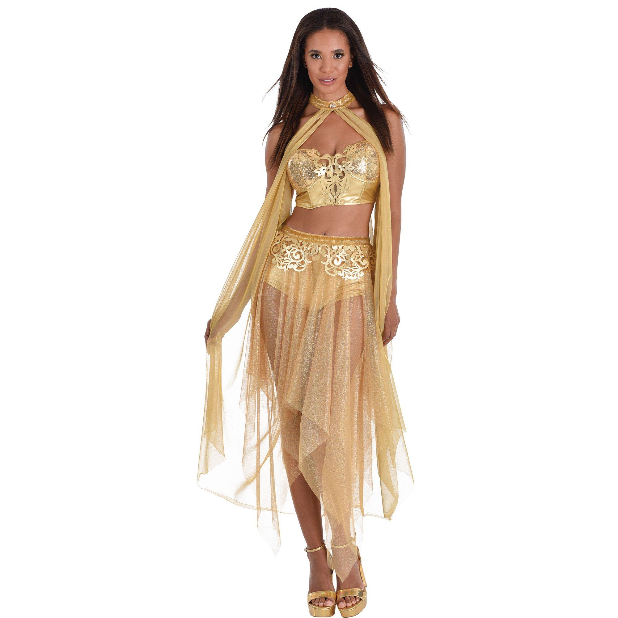 Adult Gilded Glam Gold Capelet