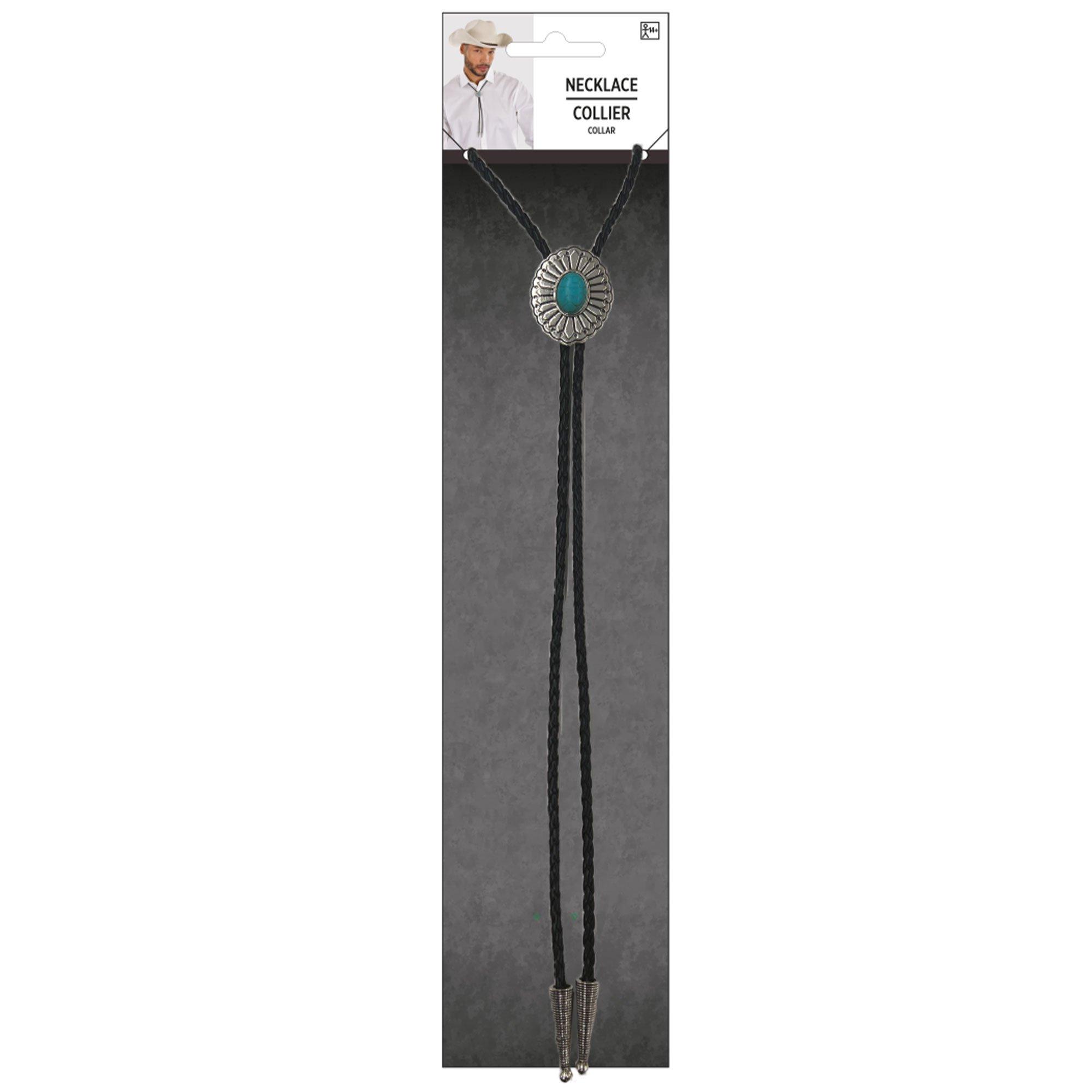 Western Faux Turquoise Bolo Tie