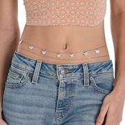 90s Butterfly Metal Belly Chain