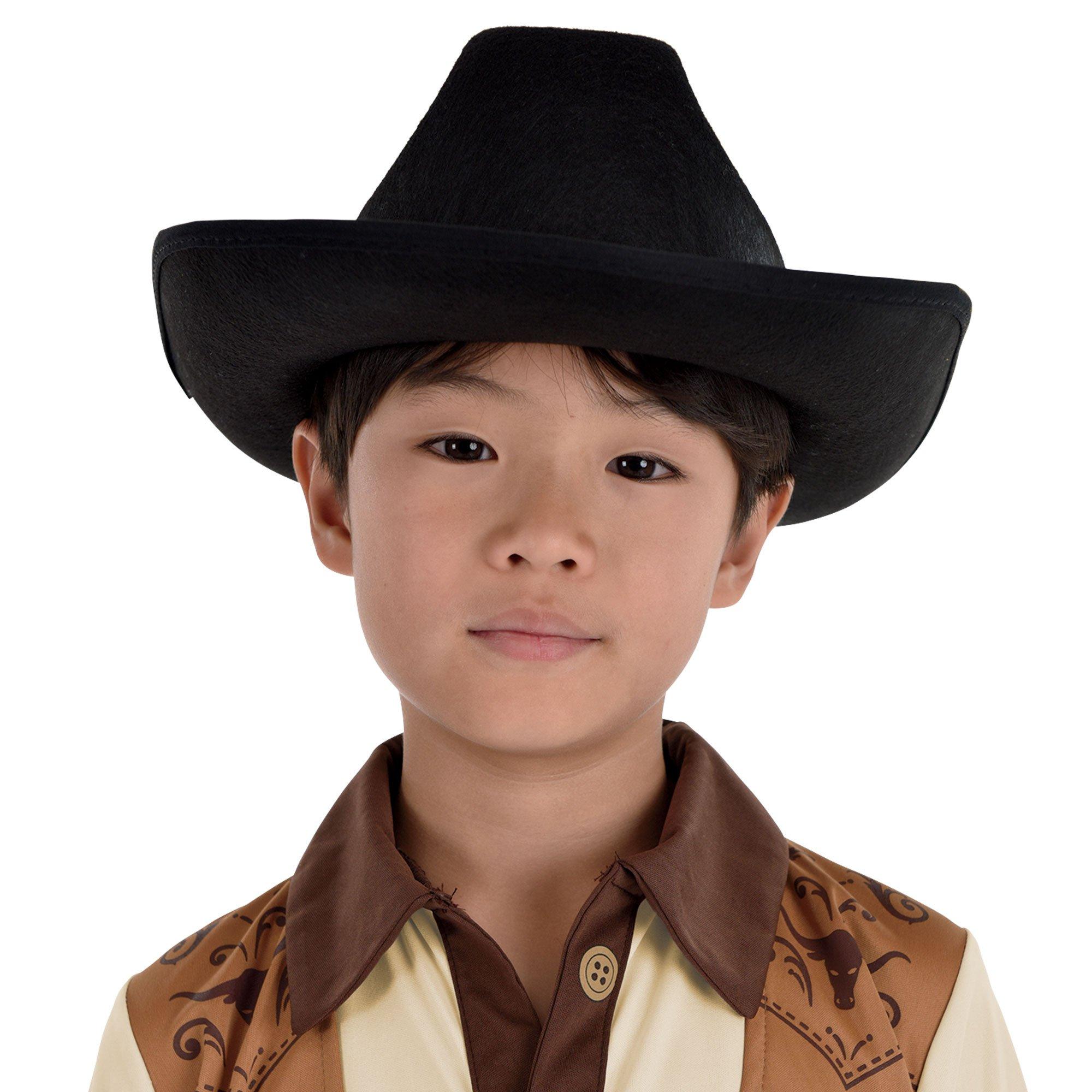 Child Black Western Cowboy Hat