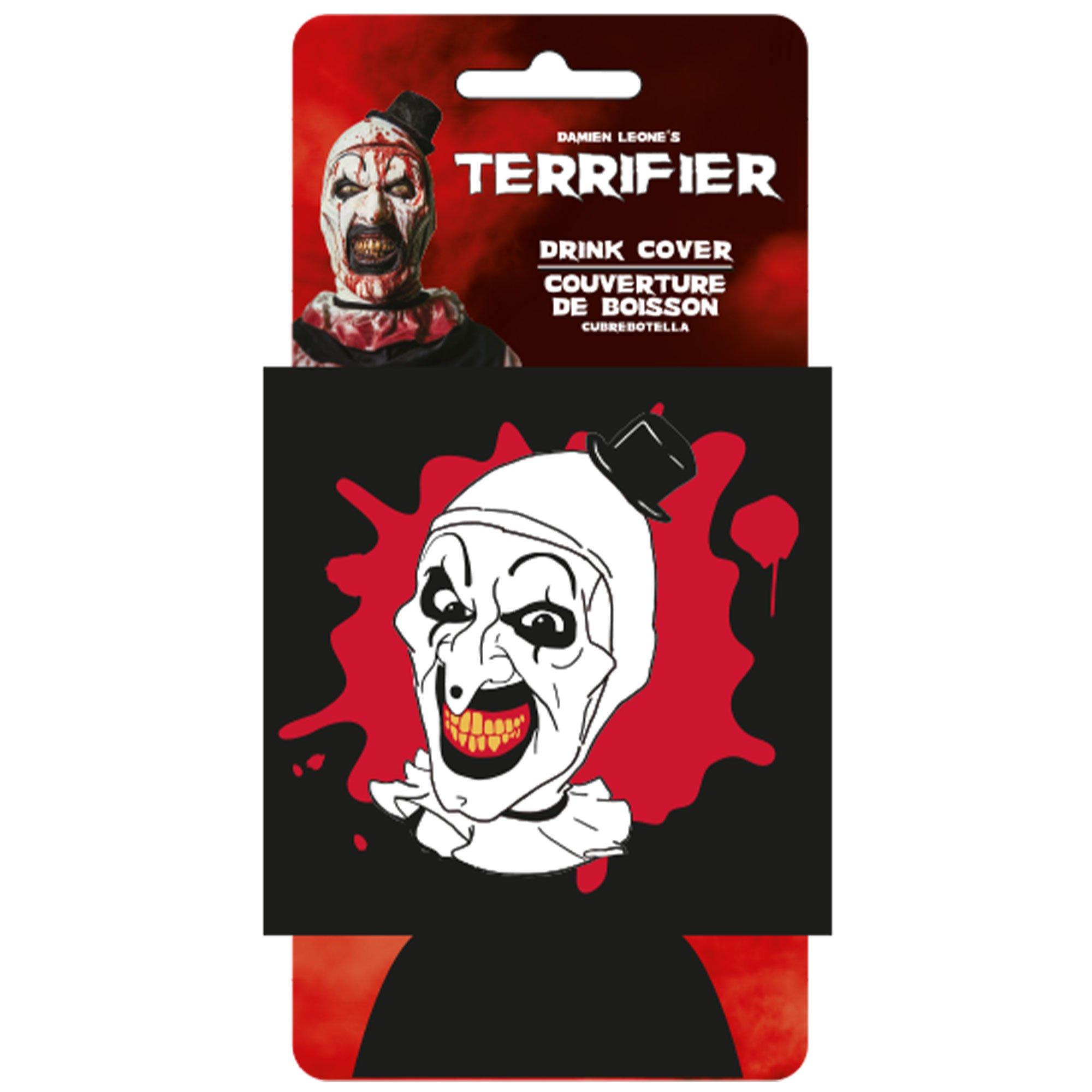 Art the Clown Foam Drink Coozie, 4.25in - Terrifier