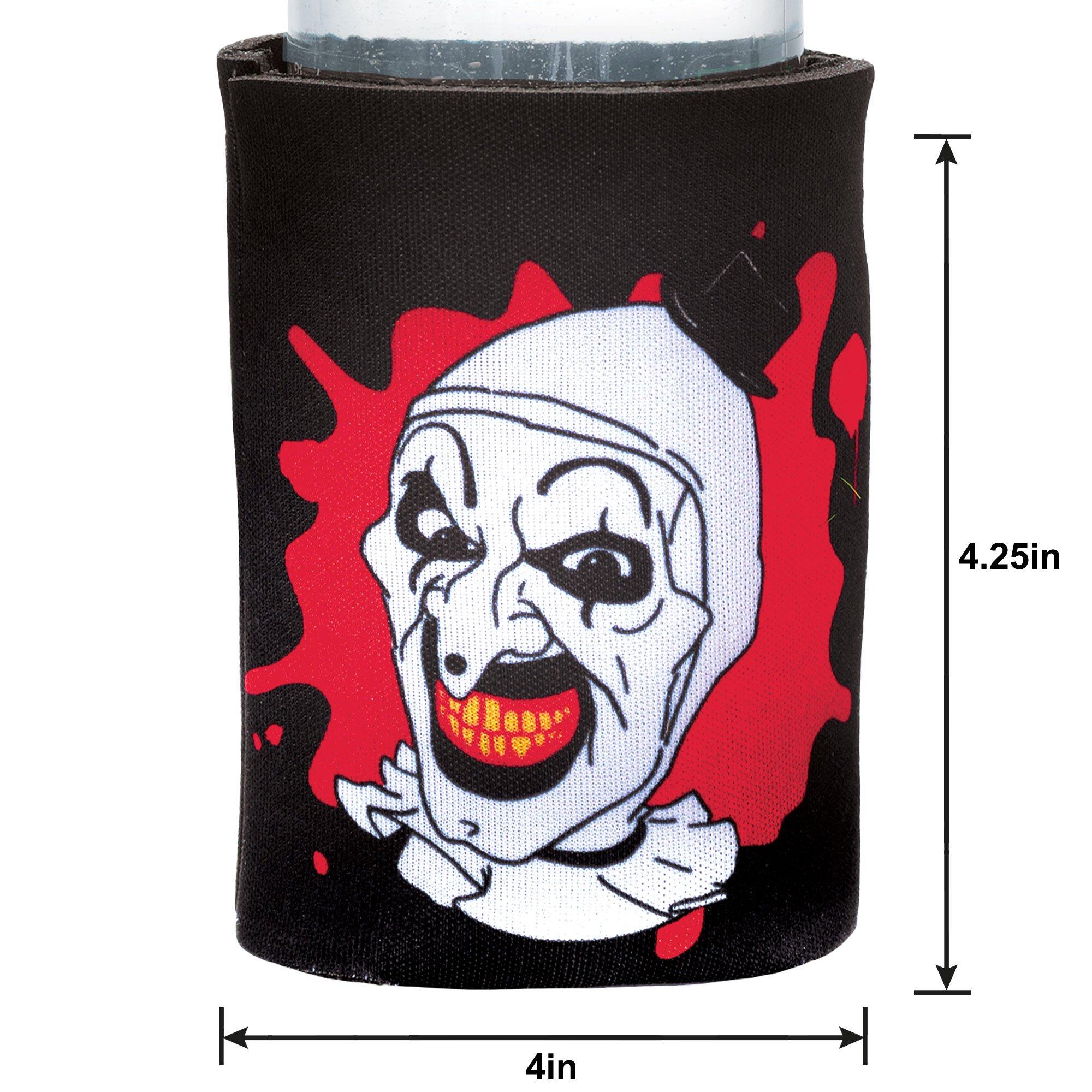 Art the Clown Foam Drink Coozie, 4.25in - Terrifier