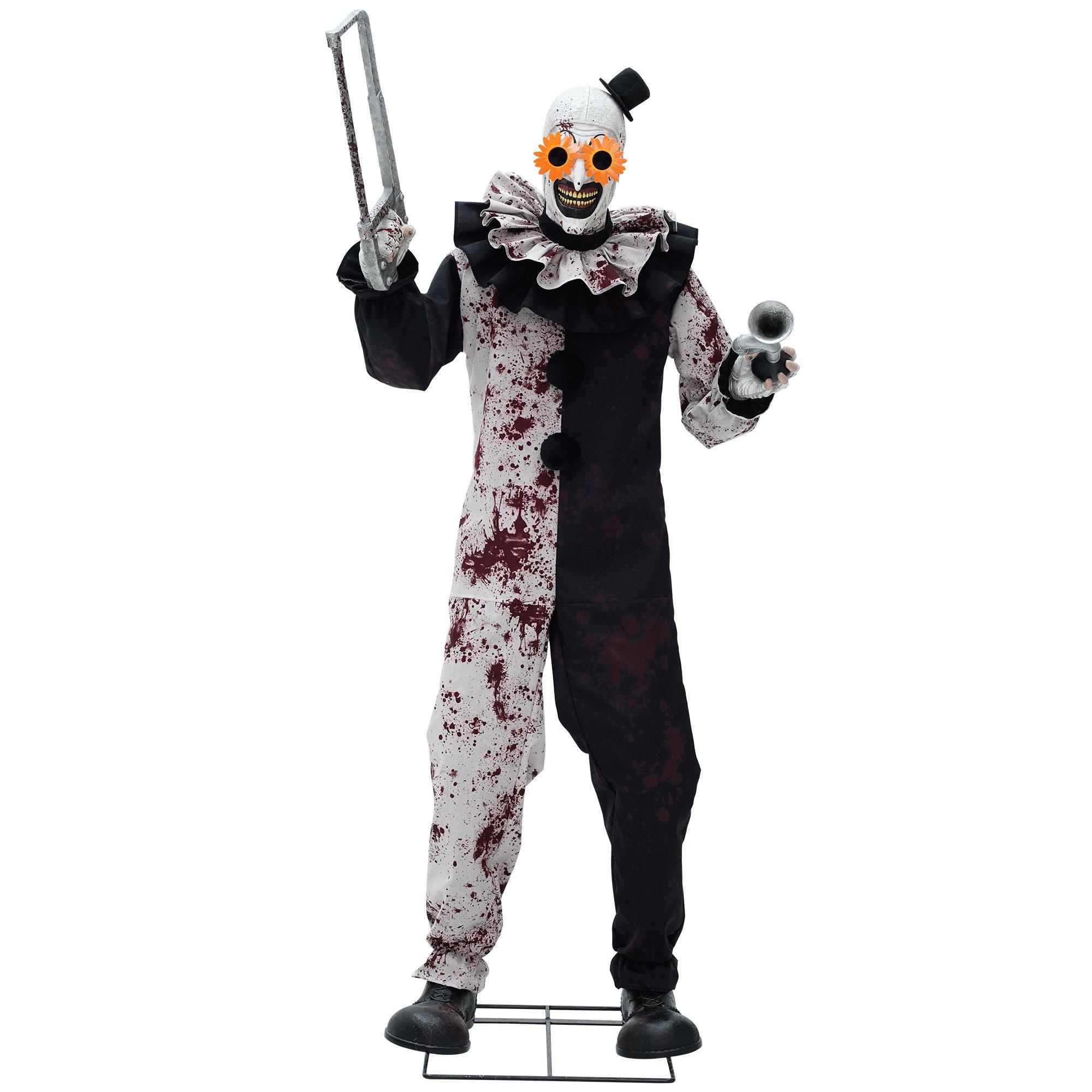 Animatronic Art the Clown, 6.5ft - Terrifier Halloween Decoration