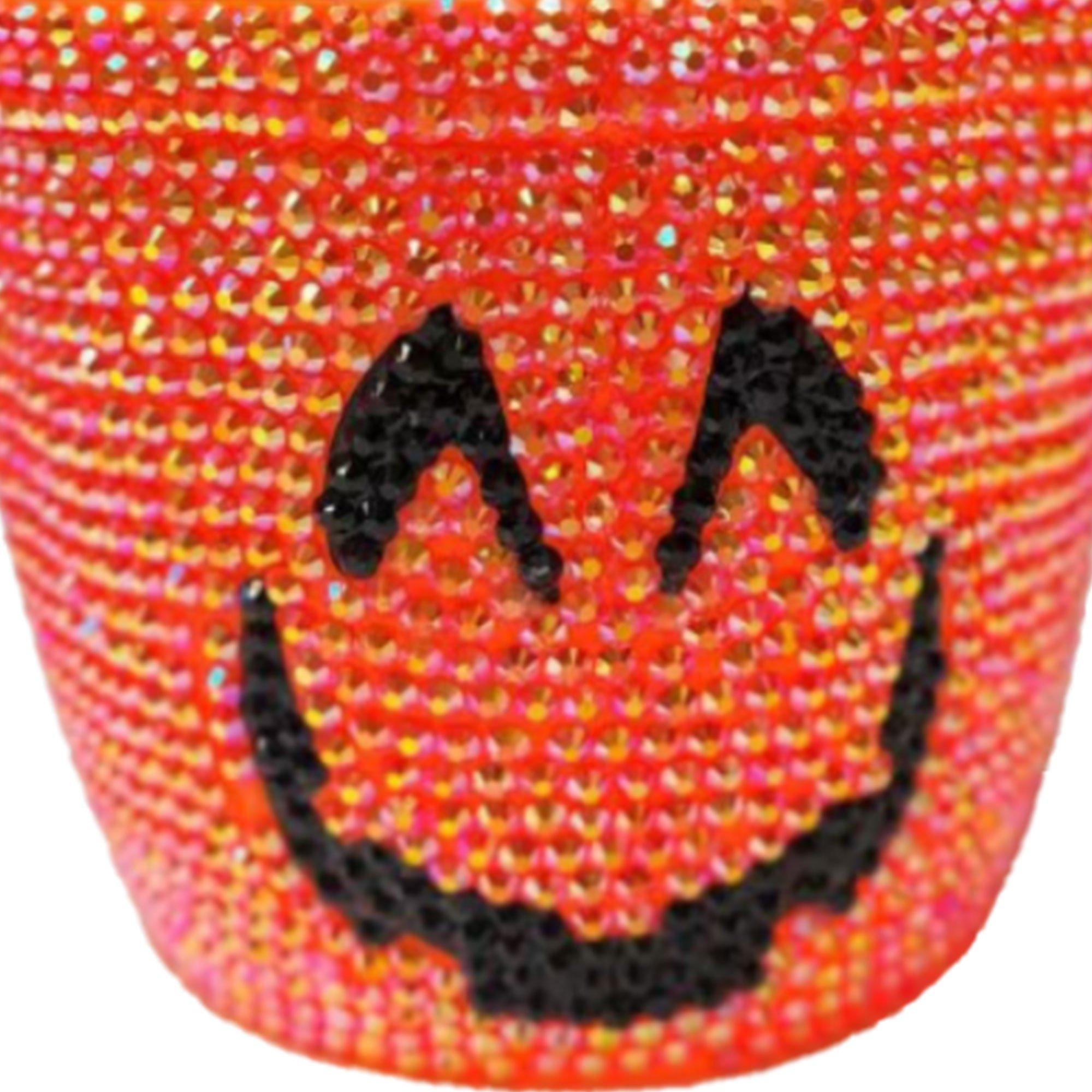 Rhinestone Pumpkin Treat Bucket, 6in x 9in