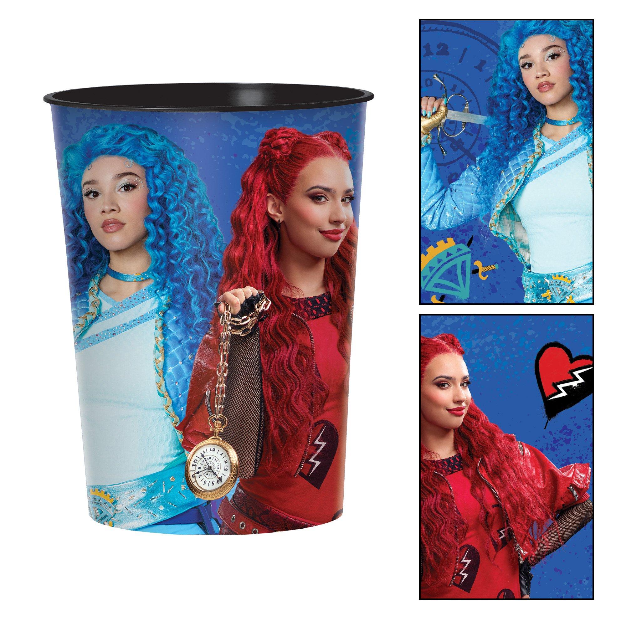 Chloe & Red Plastic Favor Cup, 16oz - Descendants 4