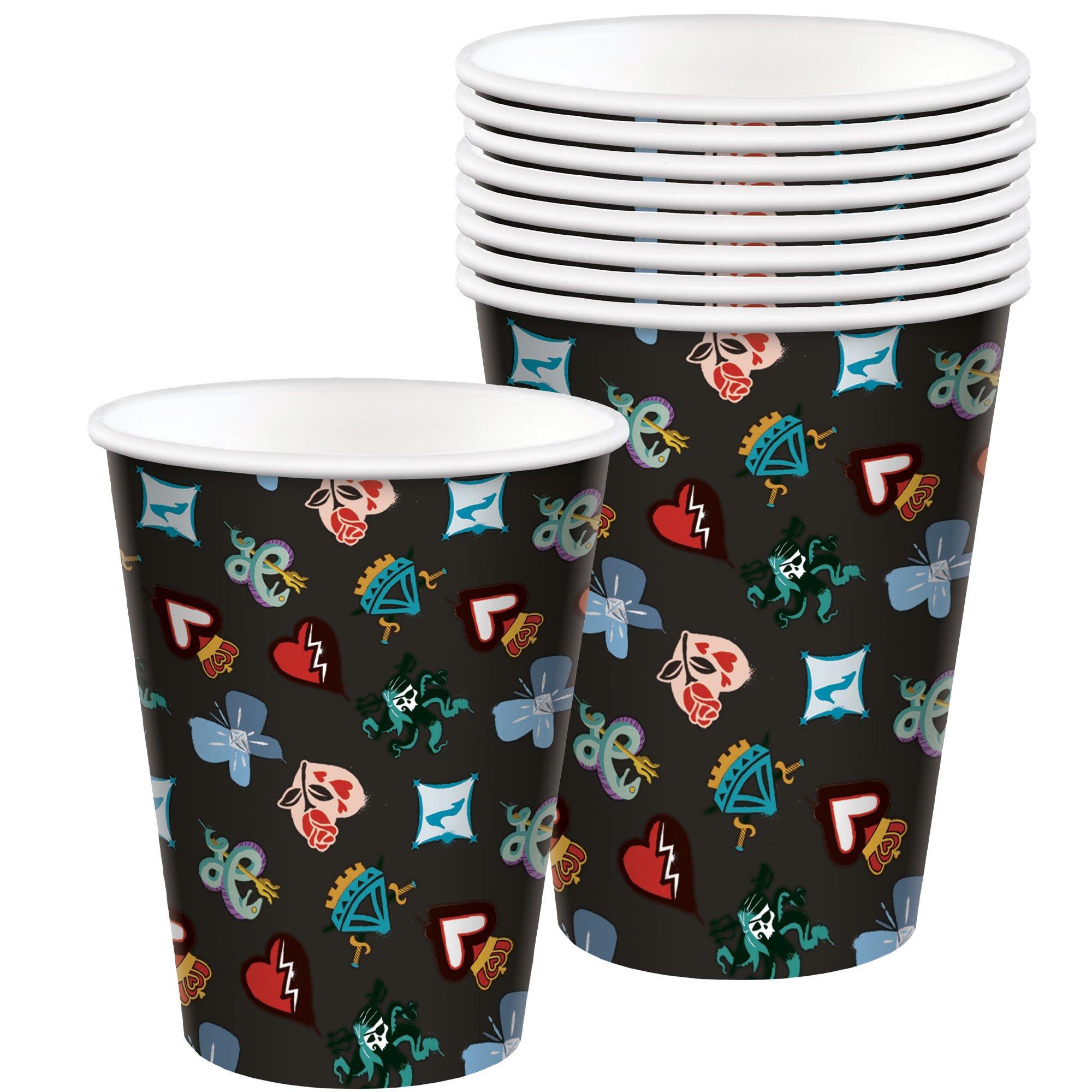 Descendants 4 Paper Cups, 9oz, 8ct