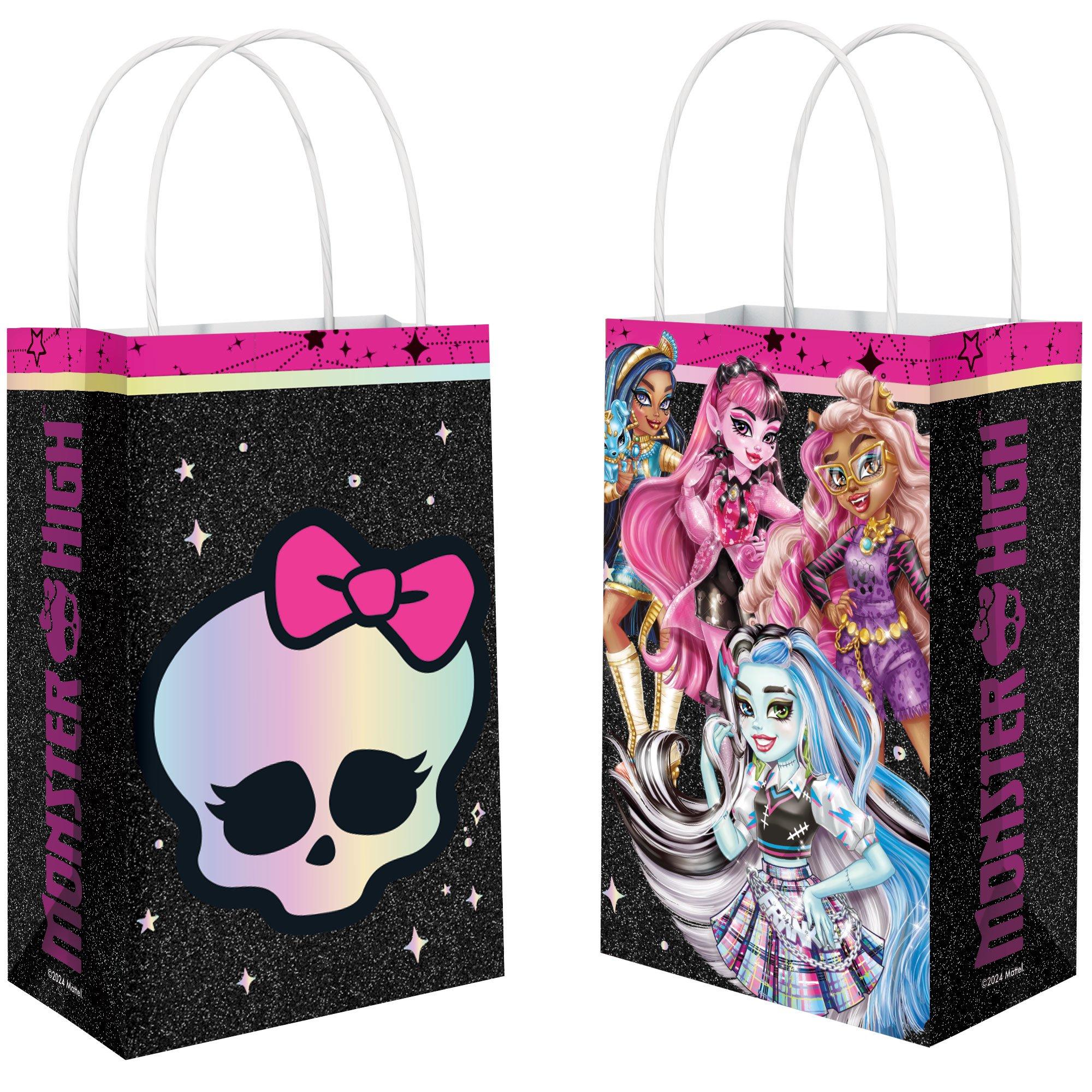 Monster High Kraft Favor Bags, 5.25in x 8.25in, 8c