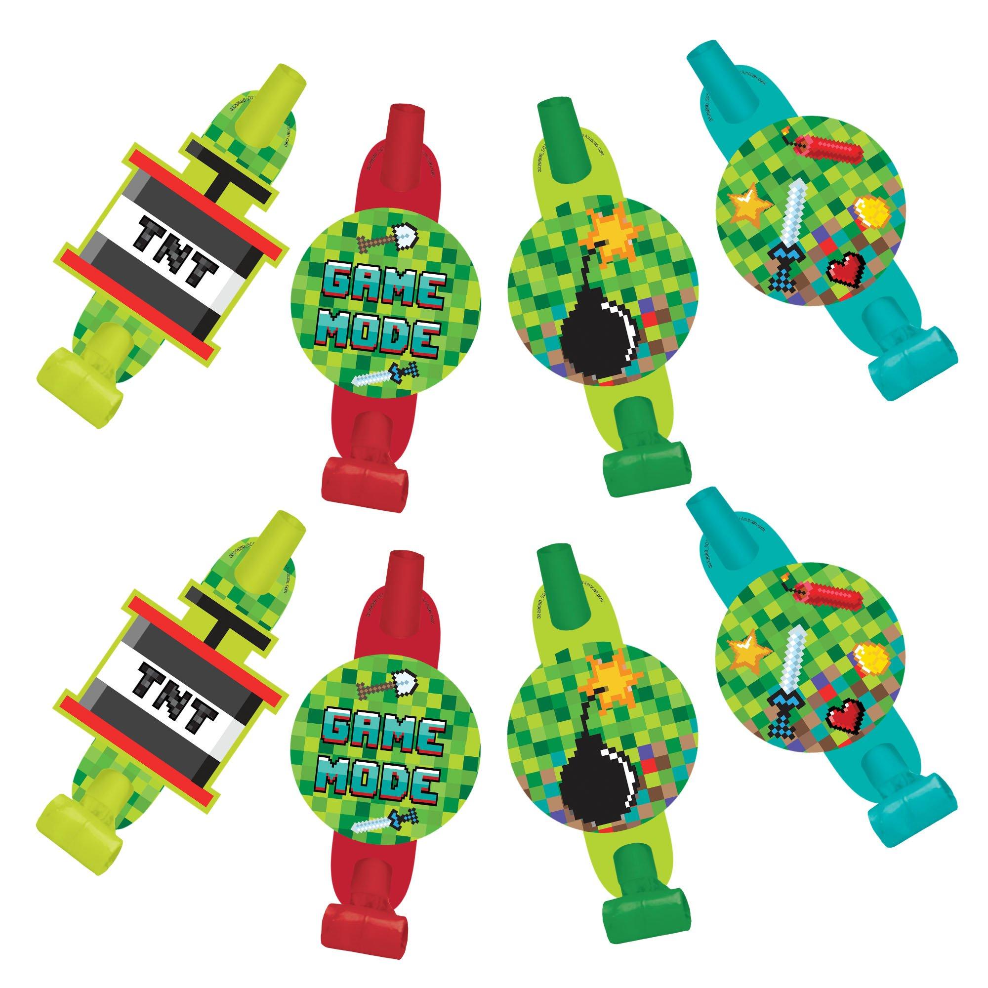 Pixel Party Blowouts, 5in, 8ct