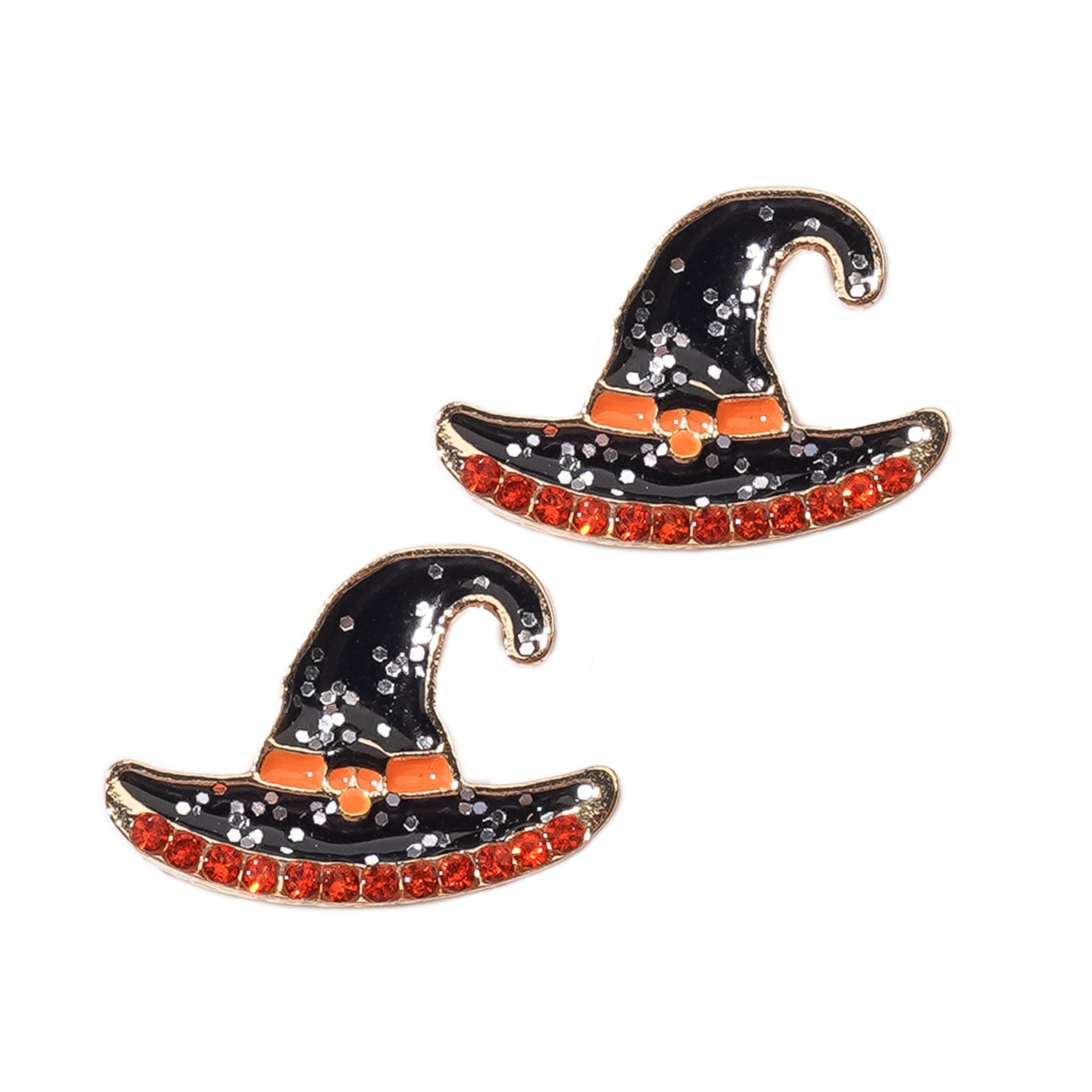 Honbay 35PCS Witch Hat Charms - Antique Silver Alloy Pendants For DIY Jewelry Making