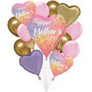 Deluxe Botanical Mother's Day Foil & Latex Balloon Bouquet, 13pc