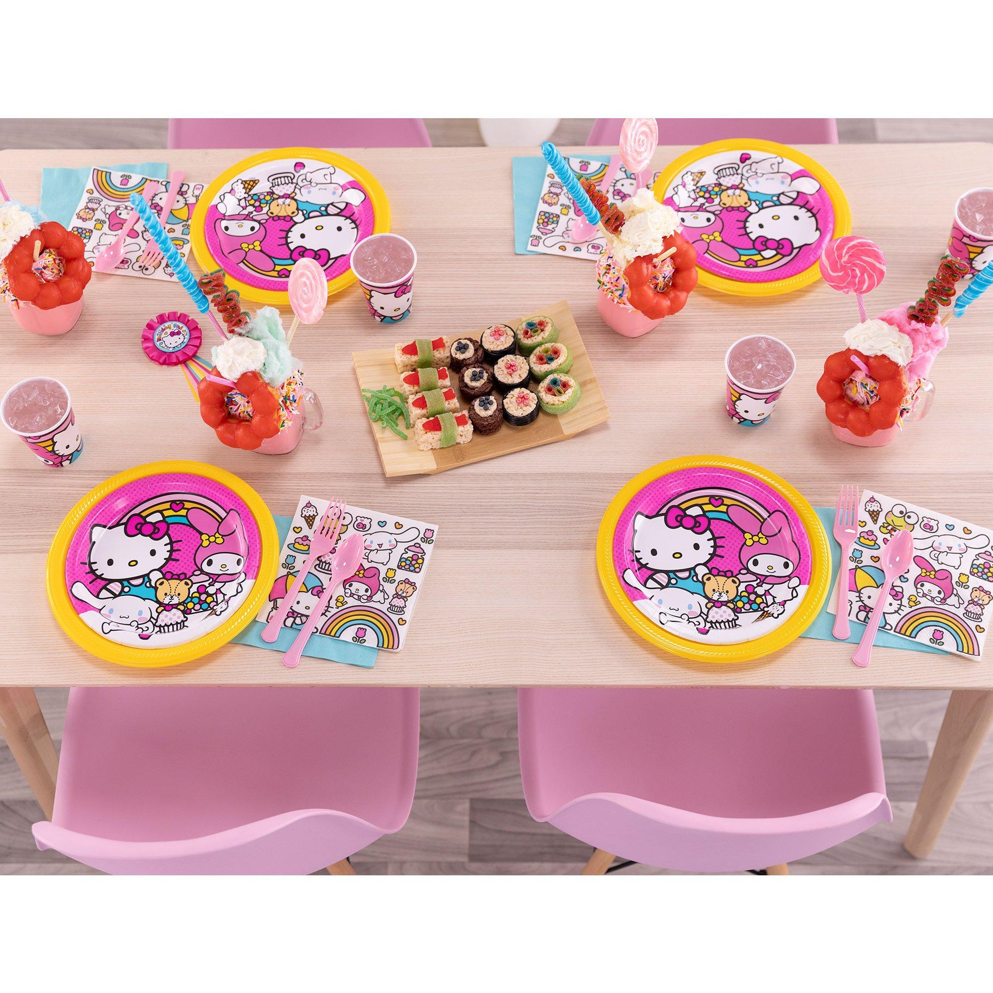 Hello Kitty and Friends Dessert Plates, 7in, 8ct - Sanrio